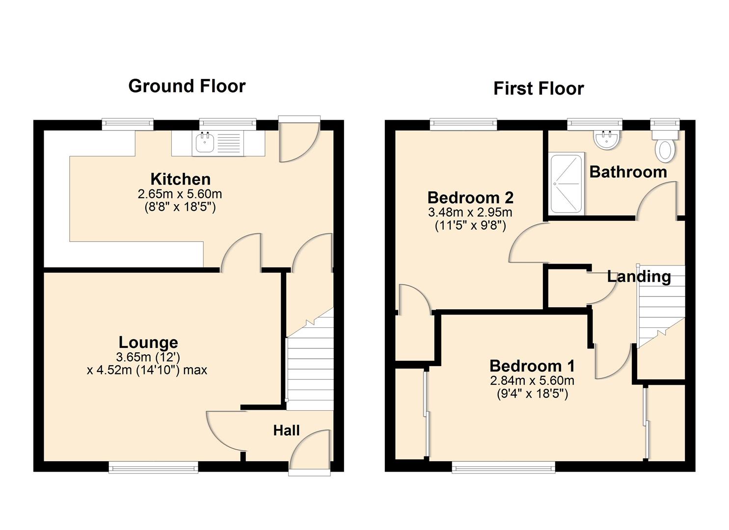 45, Stocksbridge Avenue, Hull floorplan
