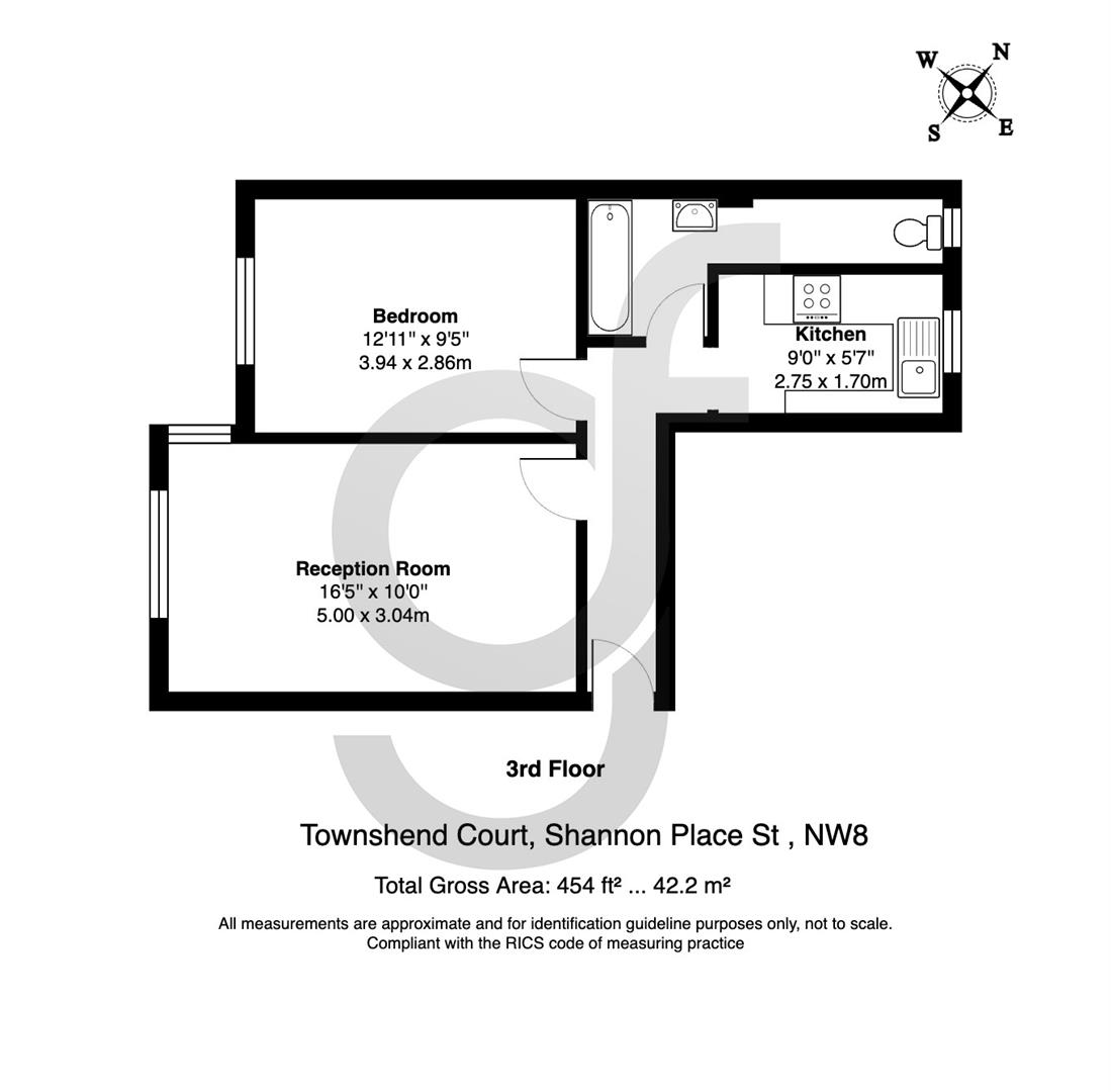 Flat 29, Townshend Court, Shannon Place, London floorplan