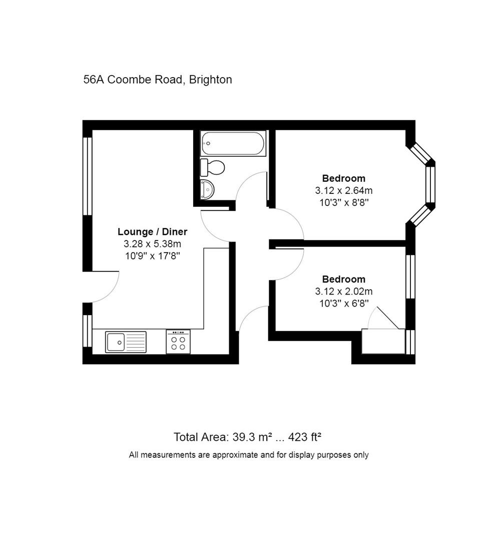 56A, Coombe Road Brighton floorplan