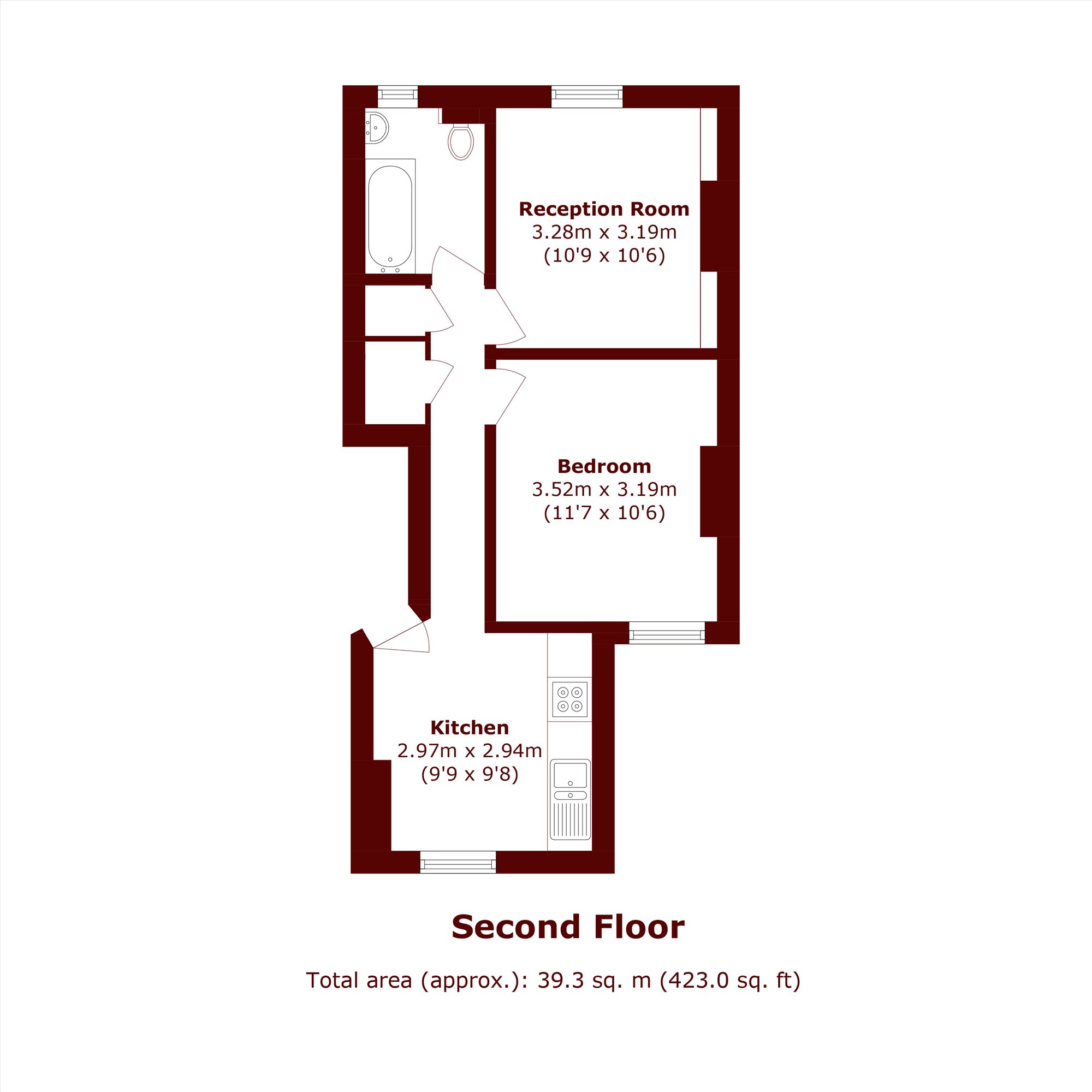 38B, Shorrolds Road, London floorplan