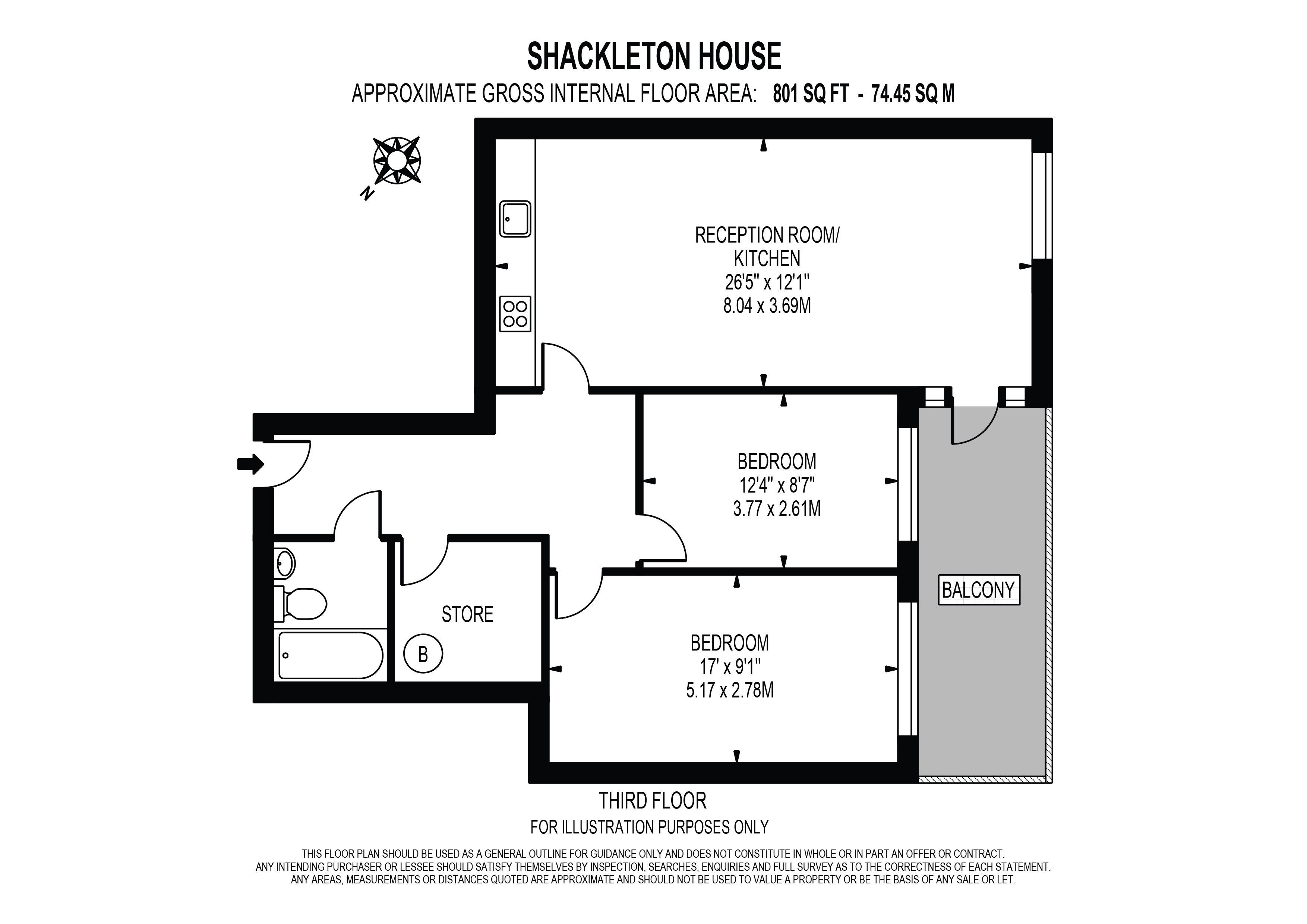 Unit 133, Shackleton House, 209, Purley Way, CROYDON floorplan