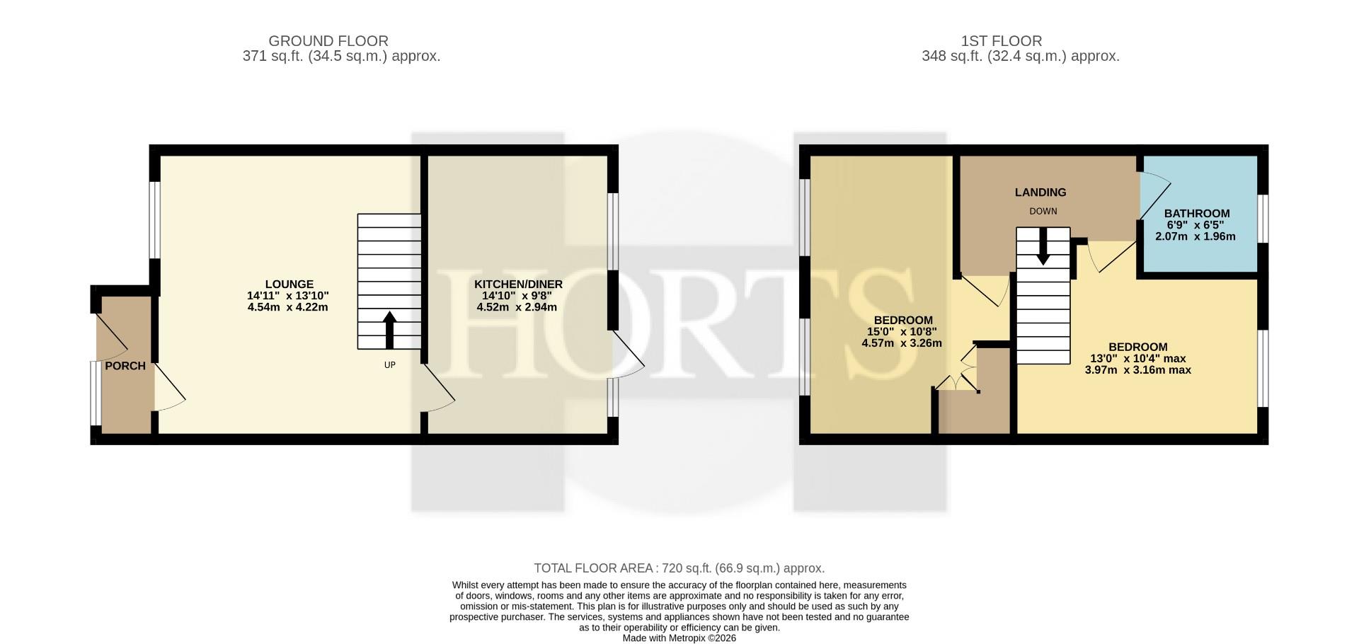 27, Kentstone Close, Northampton floorplan