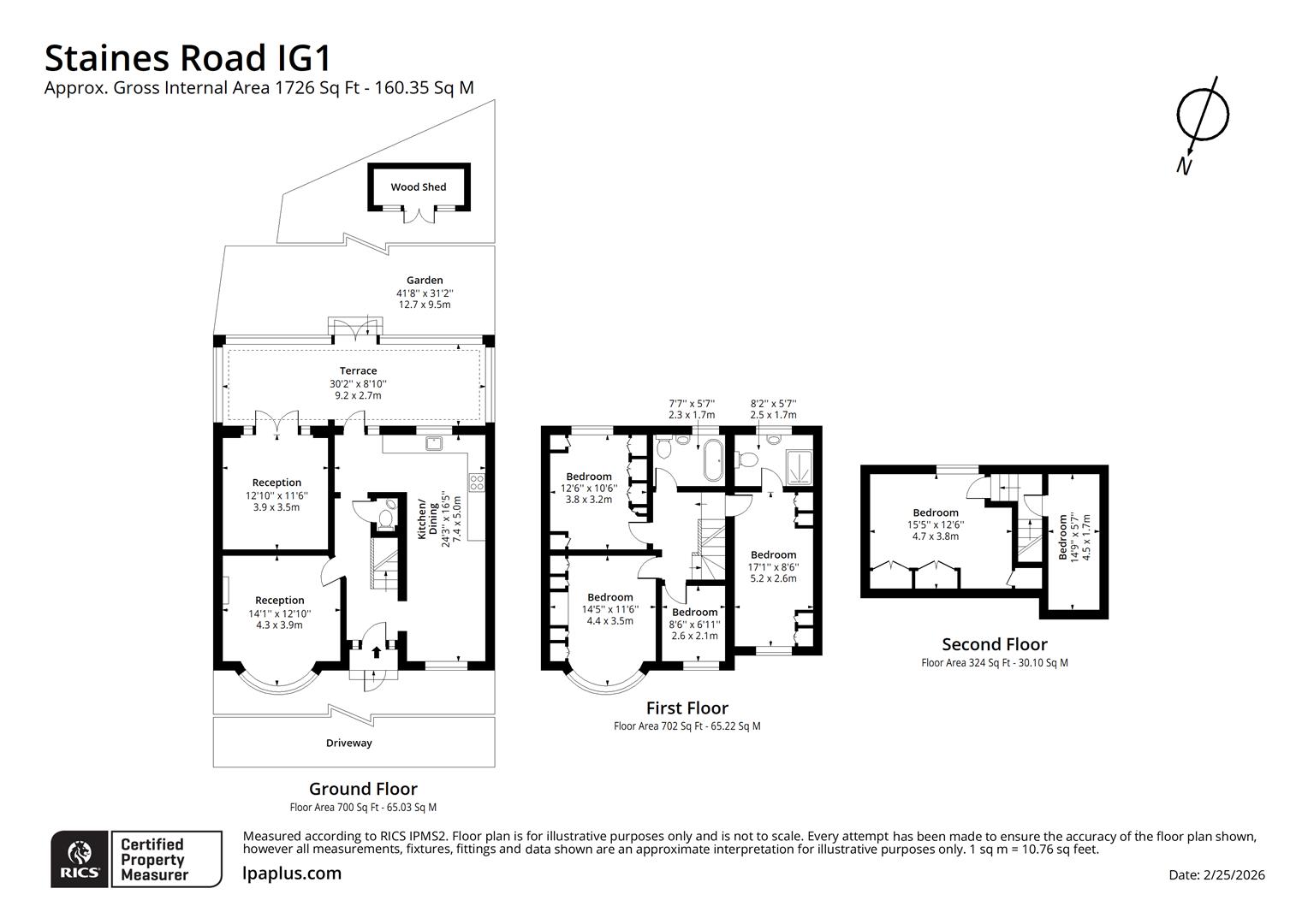 286, Staines Road, Ilford floorplan