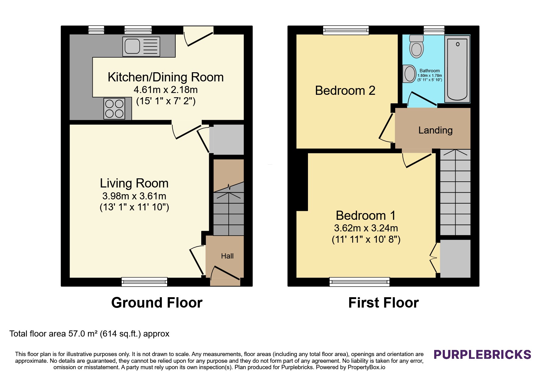 154, Willow Road, Dartford floorplan