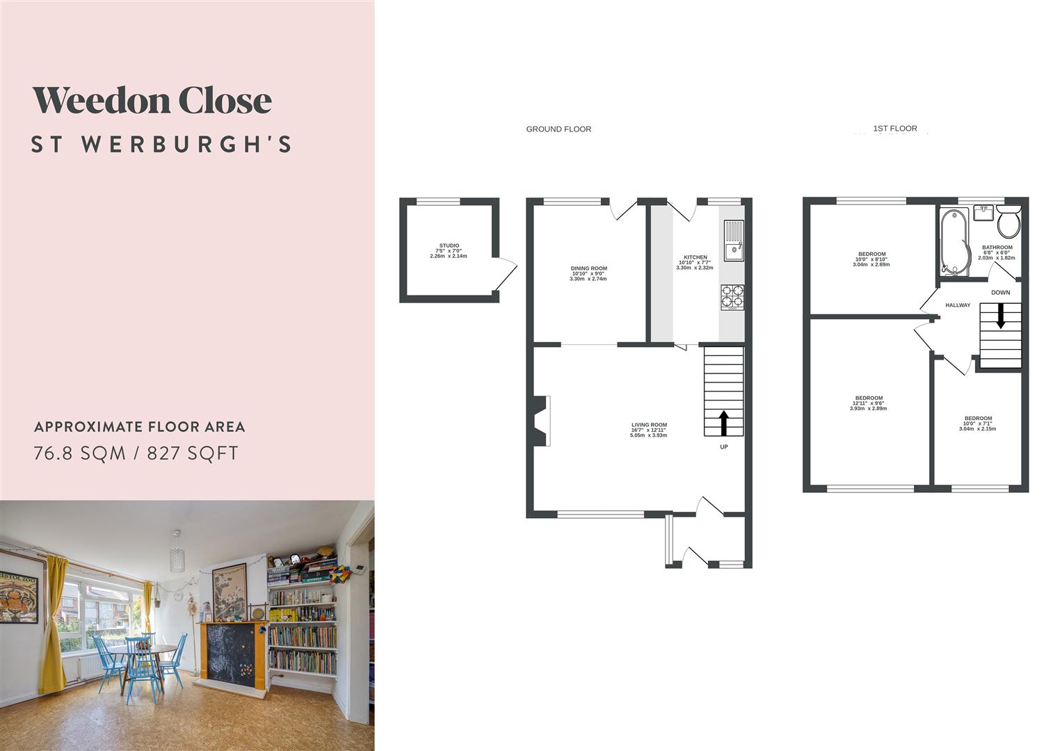 11, Weedon Close, Bristol floorplan