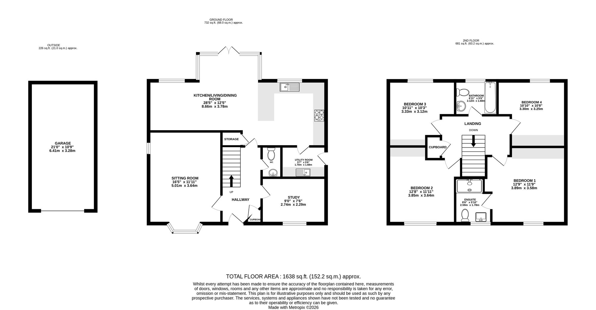 6 Poppy Road, Wilmslow floorplan