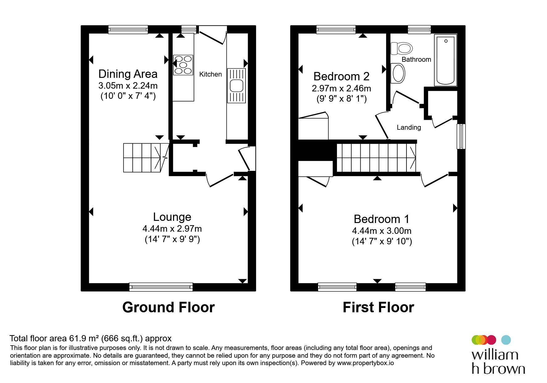 26, Bradfield Close, RUSHDEN floorplan