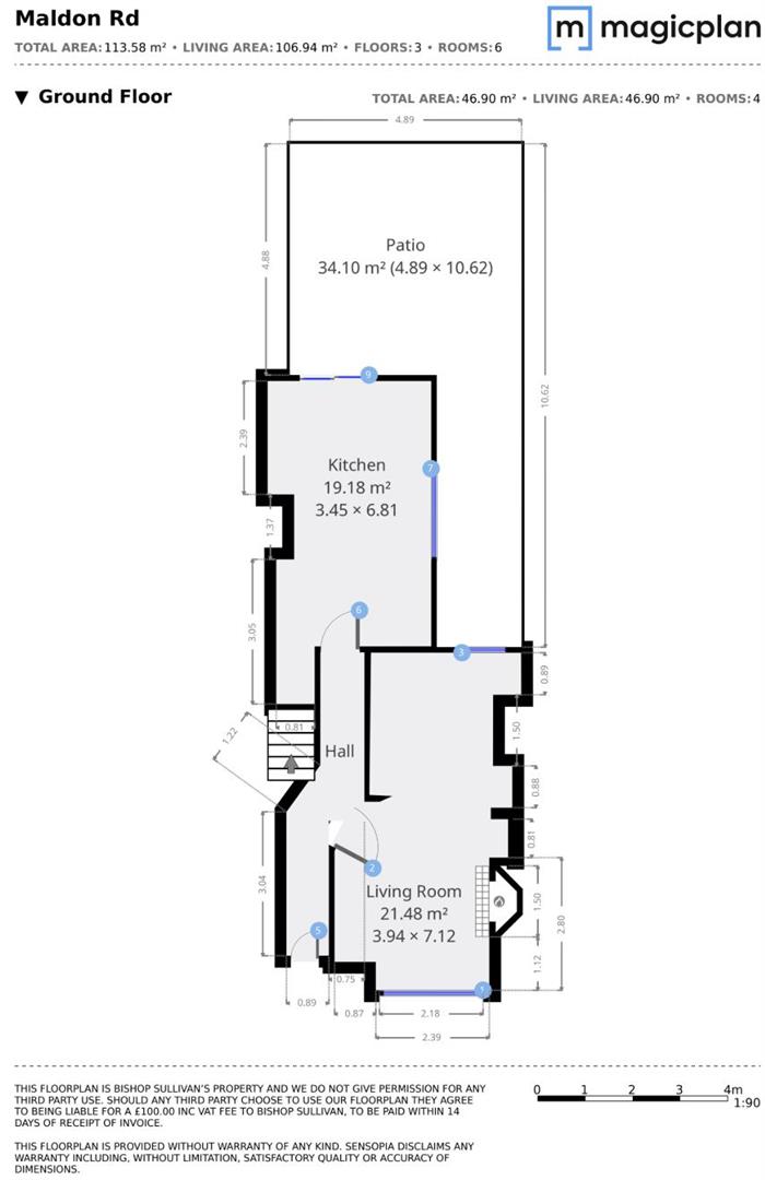 67, Maldon Road, Brighton floorplan