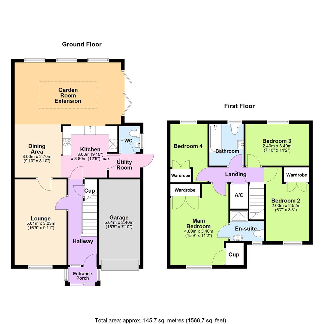 11, Ballard Close, Ludlow floorplan