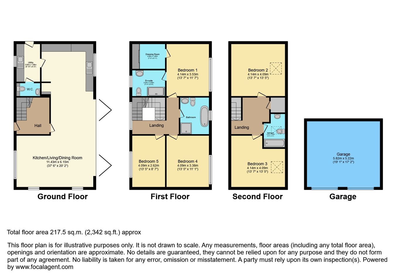 Taylors Barn, Gardner Street, Hailsham floorplan