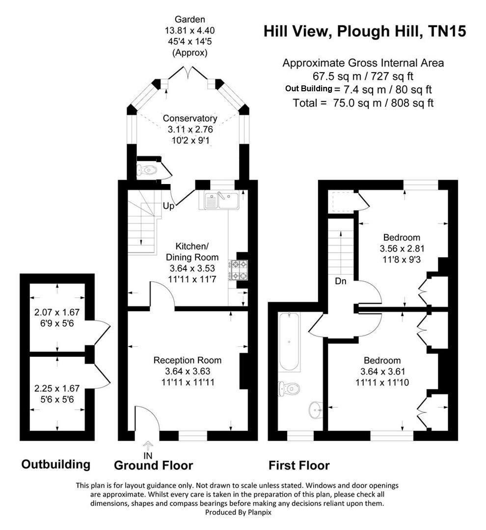 5 Hill View, Plough Hill, Sevenoaks floorplan