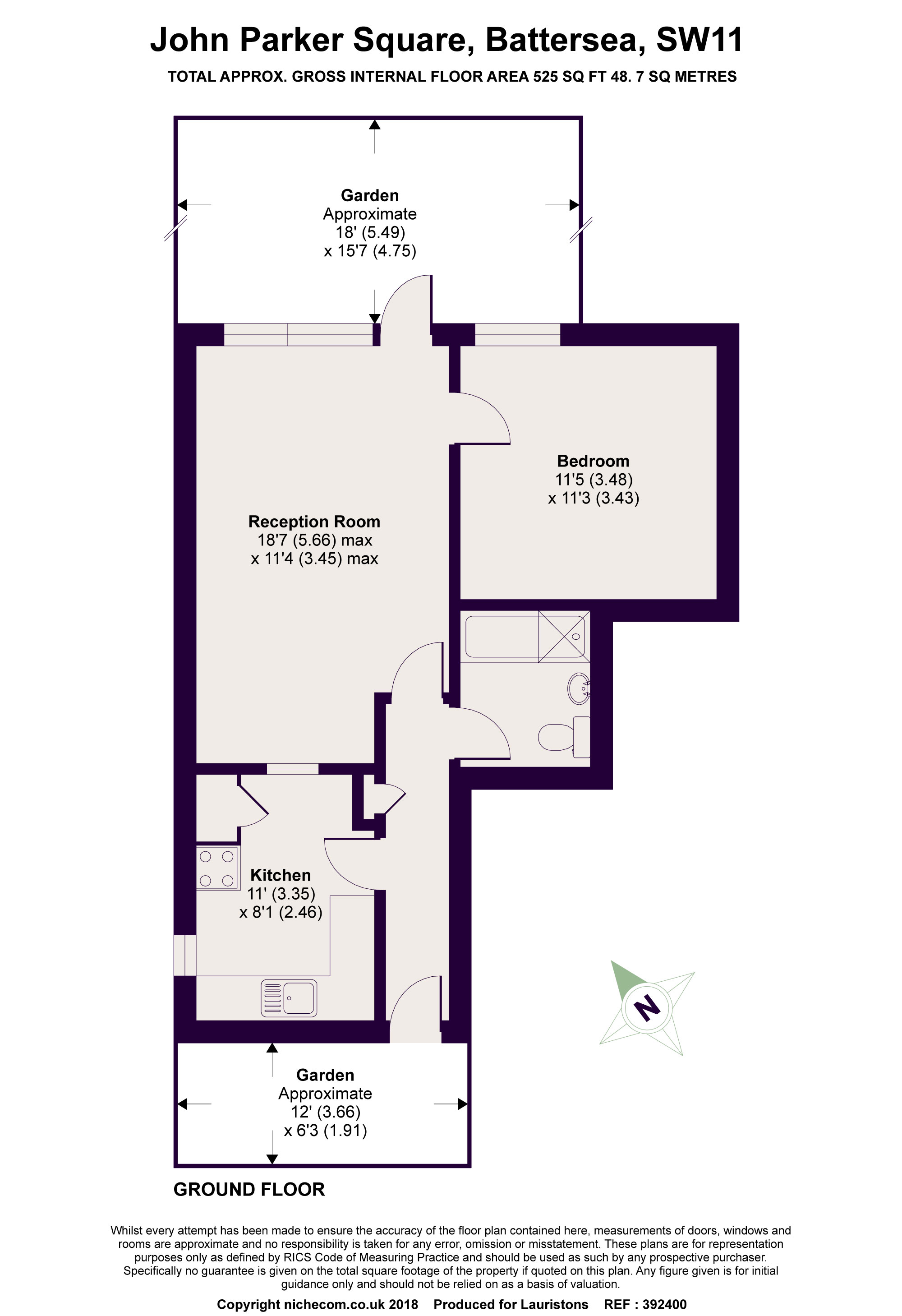 1 Bedrooms Flat for sale in John Parker Square, Clapham Junction SW11