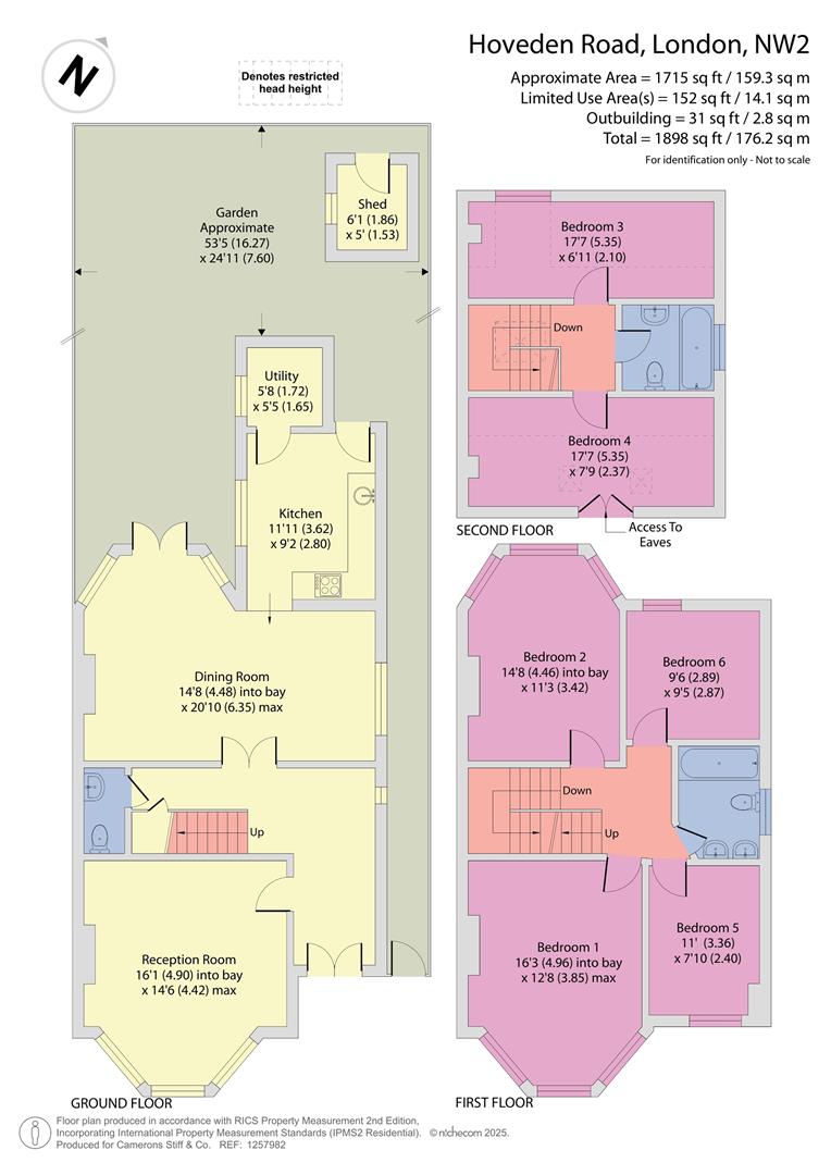 6, Hoveden Road, London floorplan