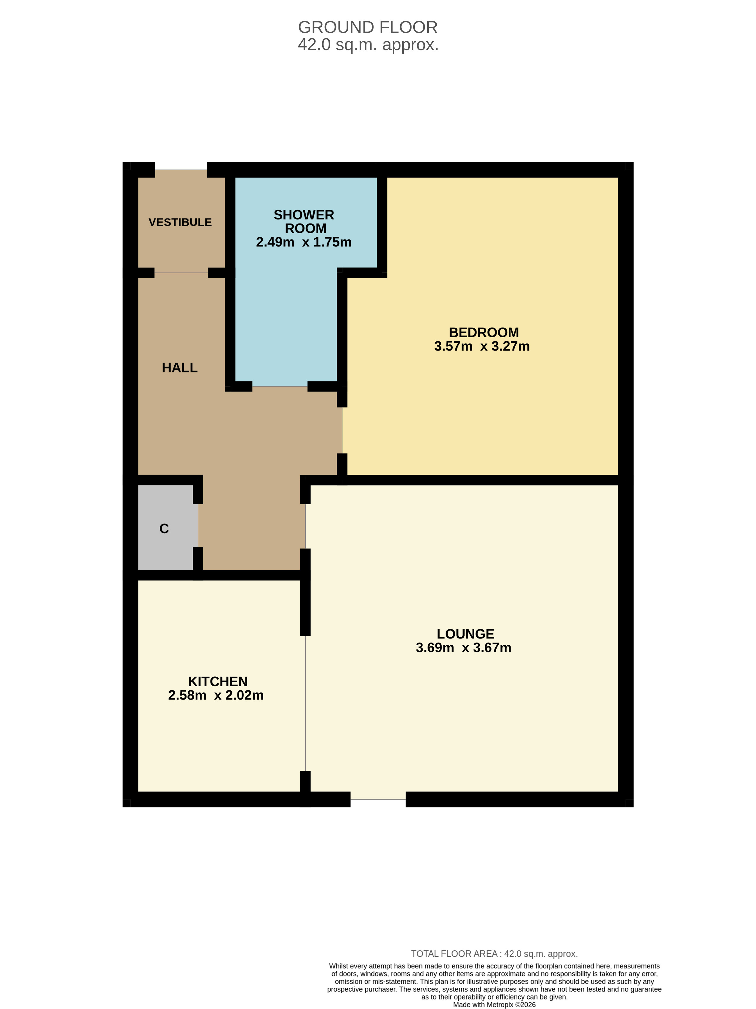 76, Keptie Street, Arbroath floorplan