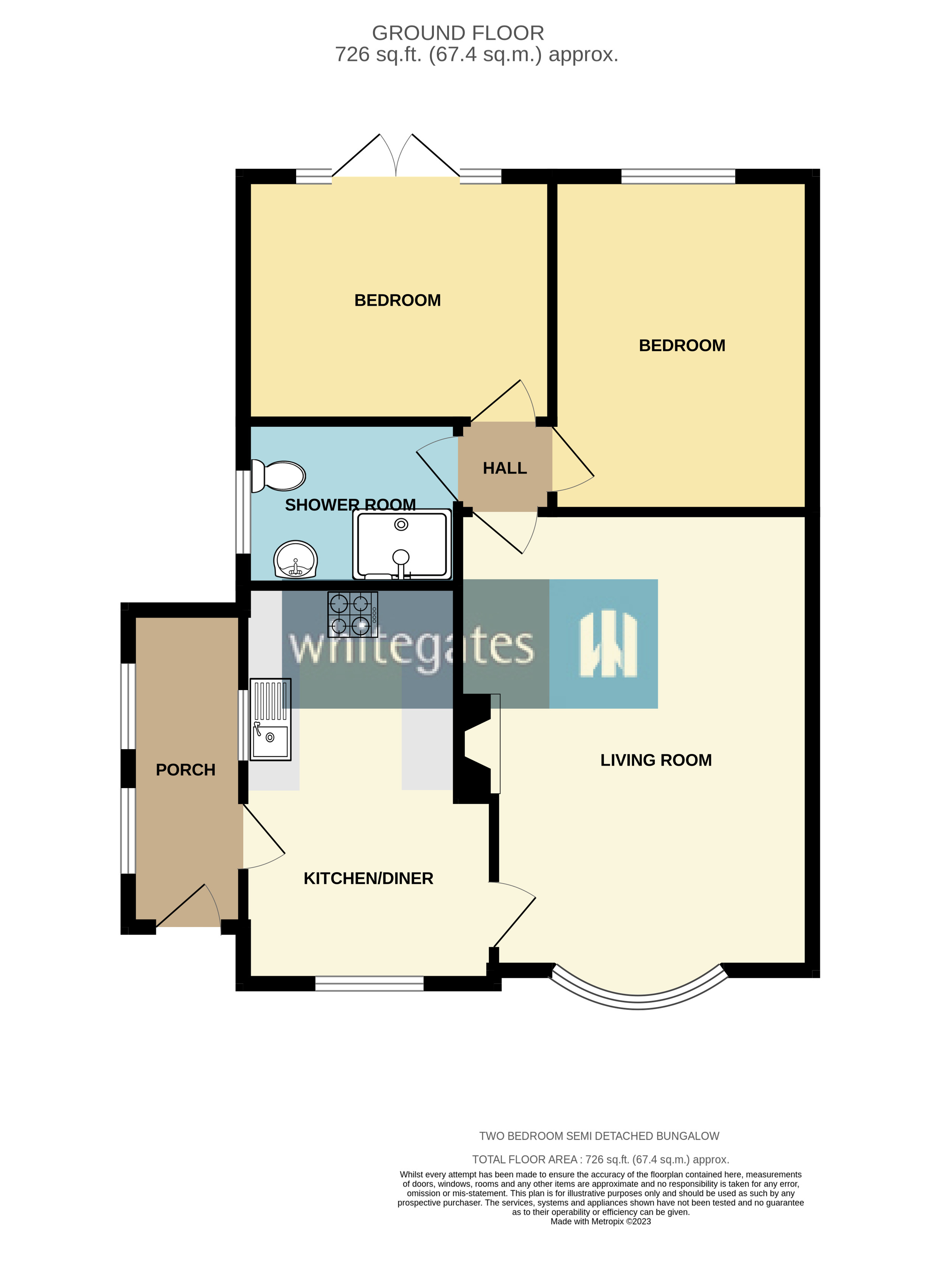 14, Greenfield Road, Pontefract floorplan