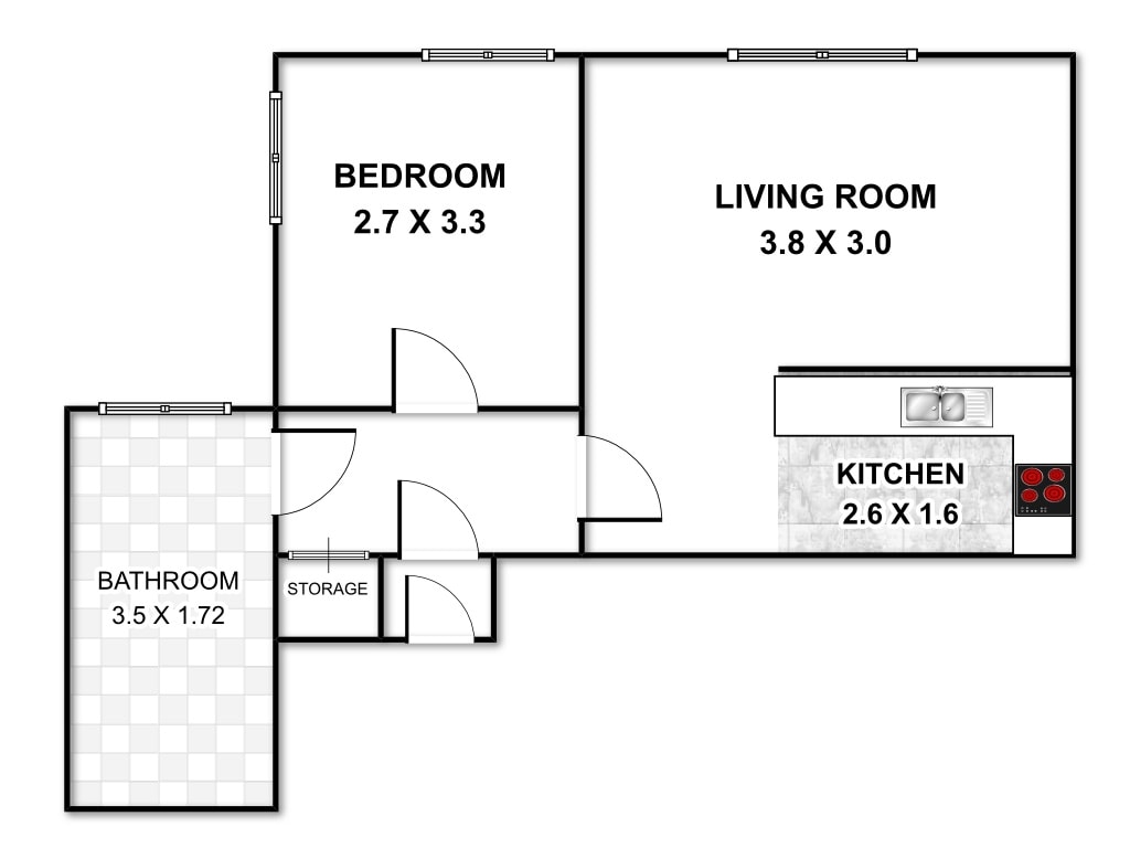 1 Bedrooms Flat to rent in Dyke Road, Brighton BN1