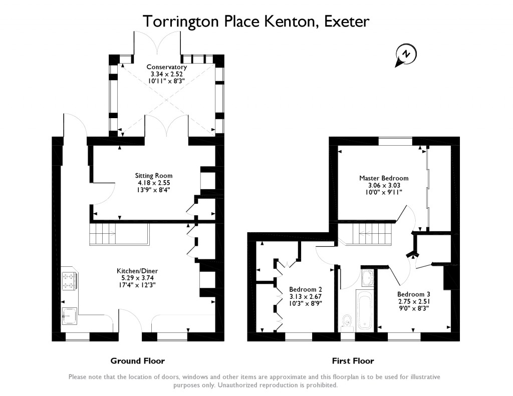 3 bed end terrace house for sale in Torrington Place, Kenton, Devon EX6