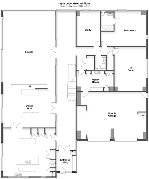 1, Hartdene Barns, Hartfield Road, Cowden, Kent floorplan