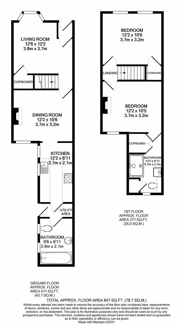 23, Hampden Road, Reading floorplan