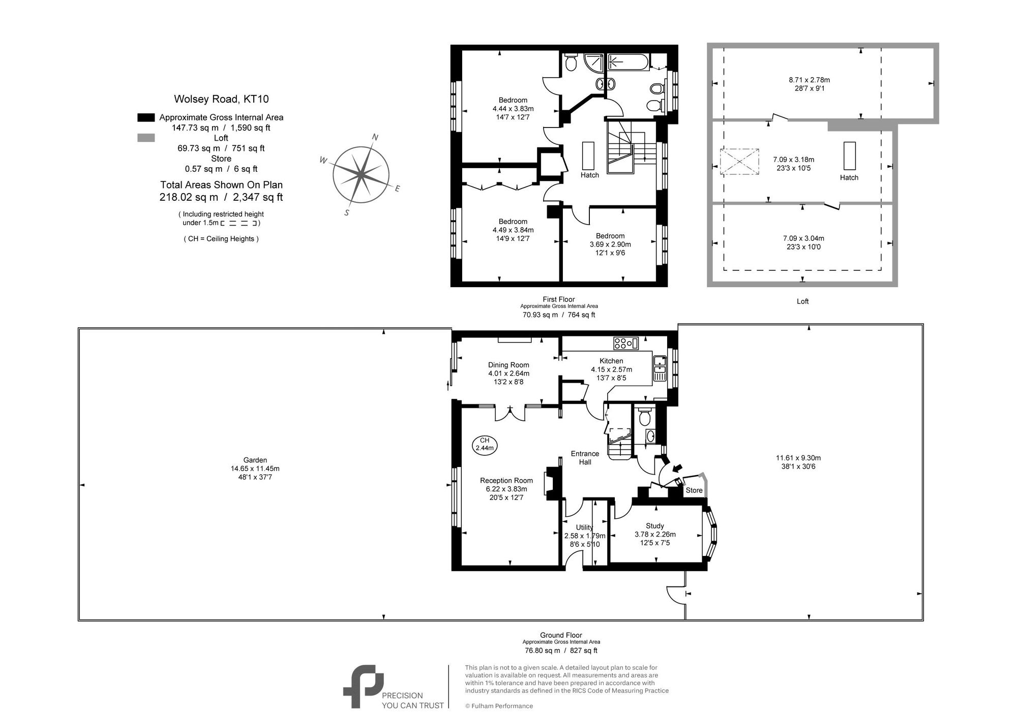 8 Wolsey Road, Esher floorplan