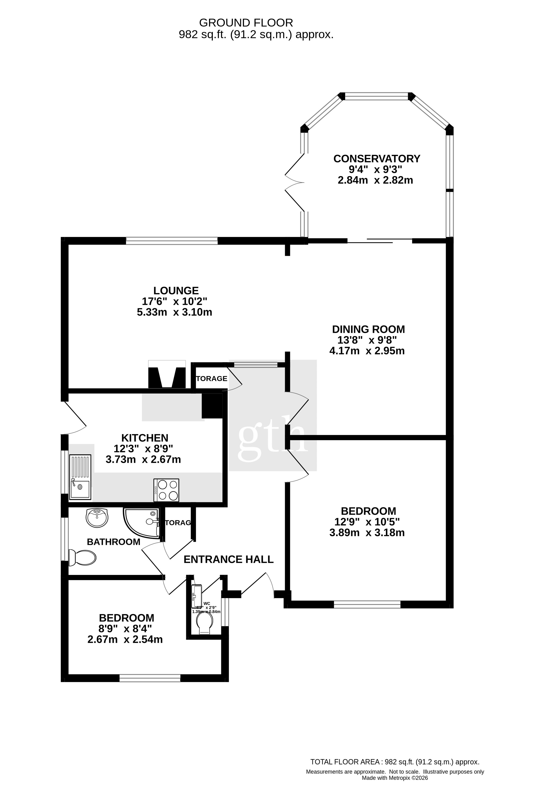 Cartref,, Windmill Hill, Taunton floorplan