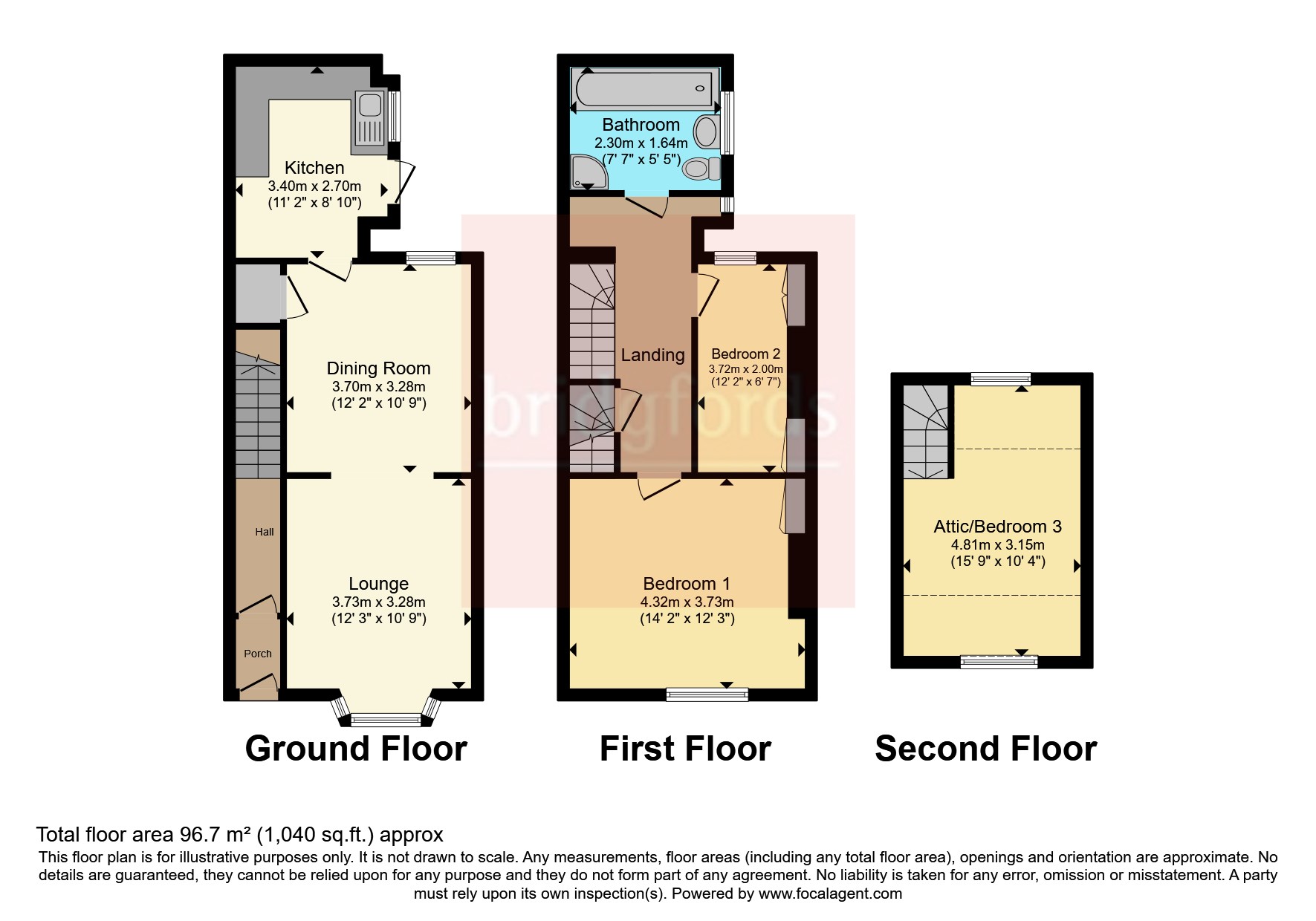 18, Grove Street, North Yorkshire floorplan
