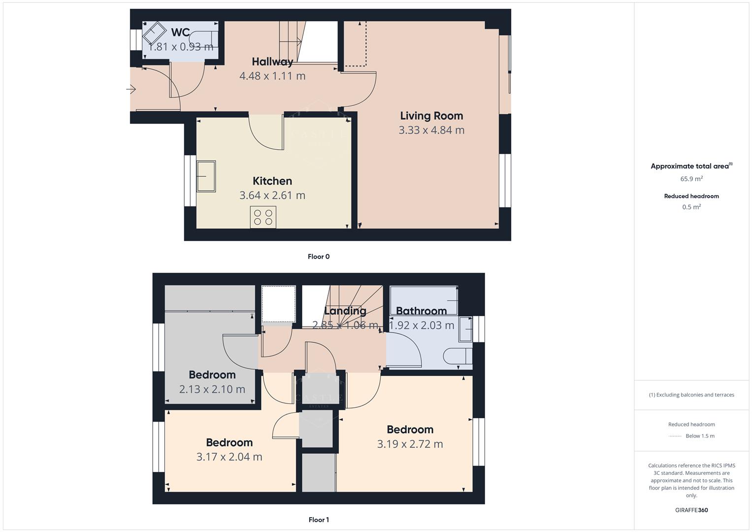 10, Wellington Close, Burbage floorplan