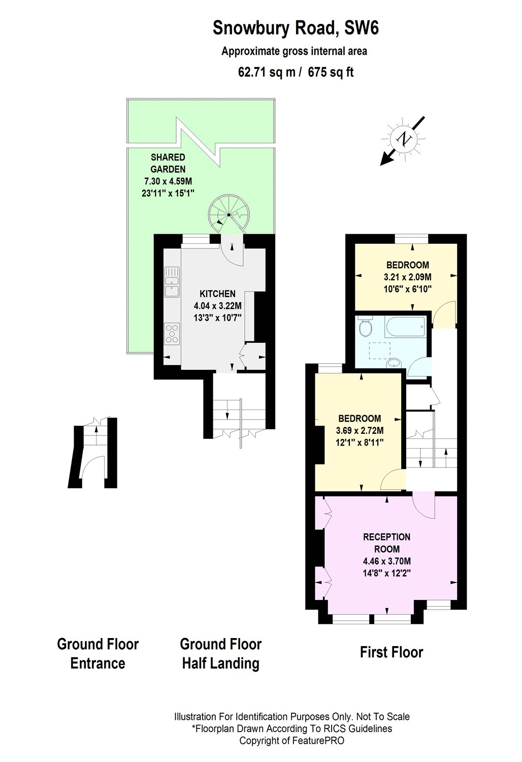 2 Bedrooms Flat to rent in Snowbury Road, London SW6