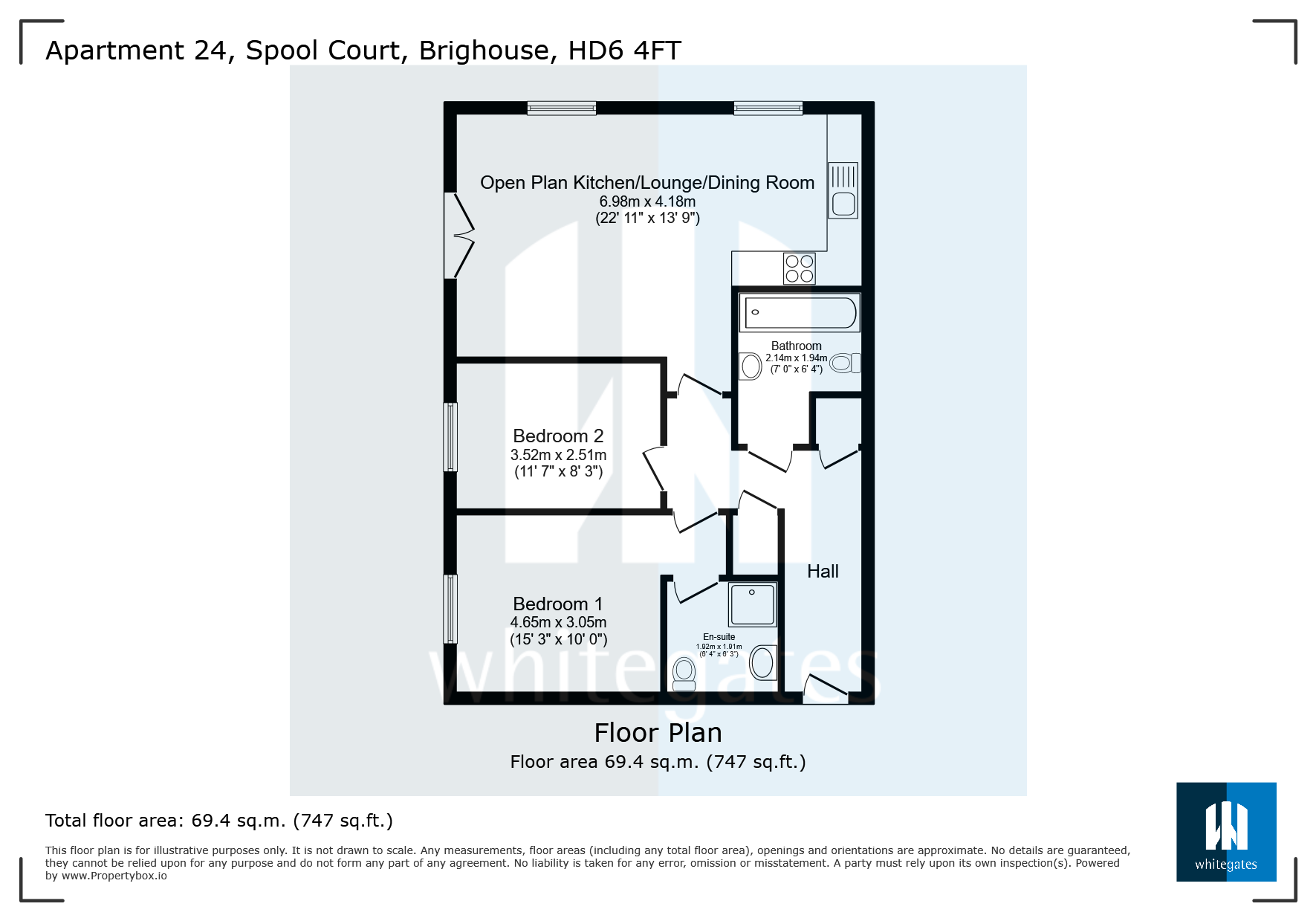 24, Spool Court, Bailiff Bridge floorplan
