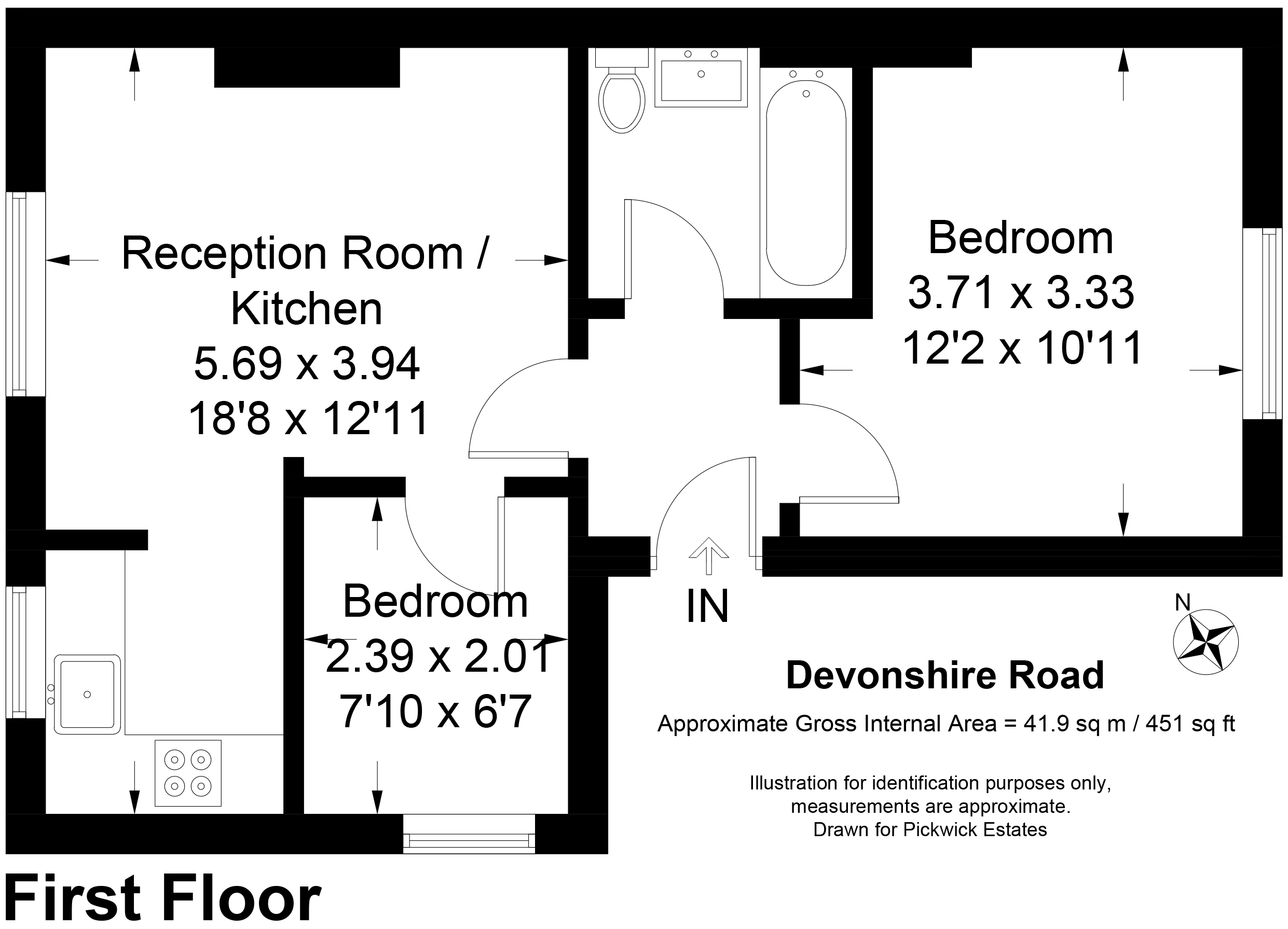 Devonshire Road, London floorplan