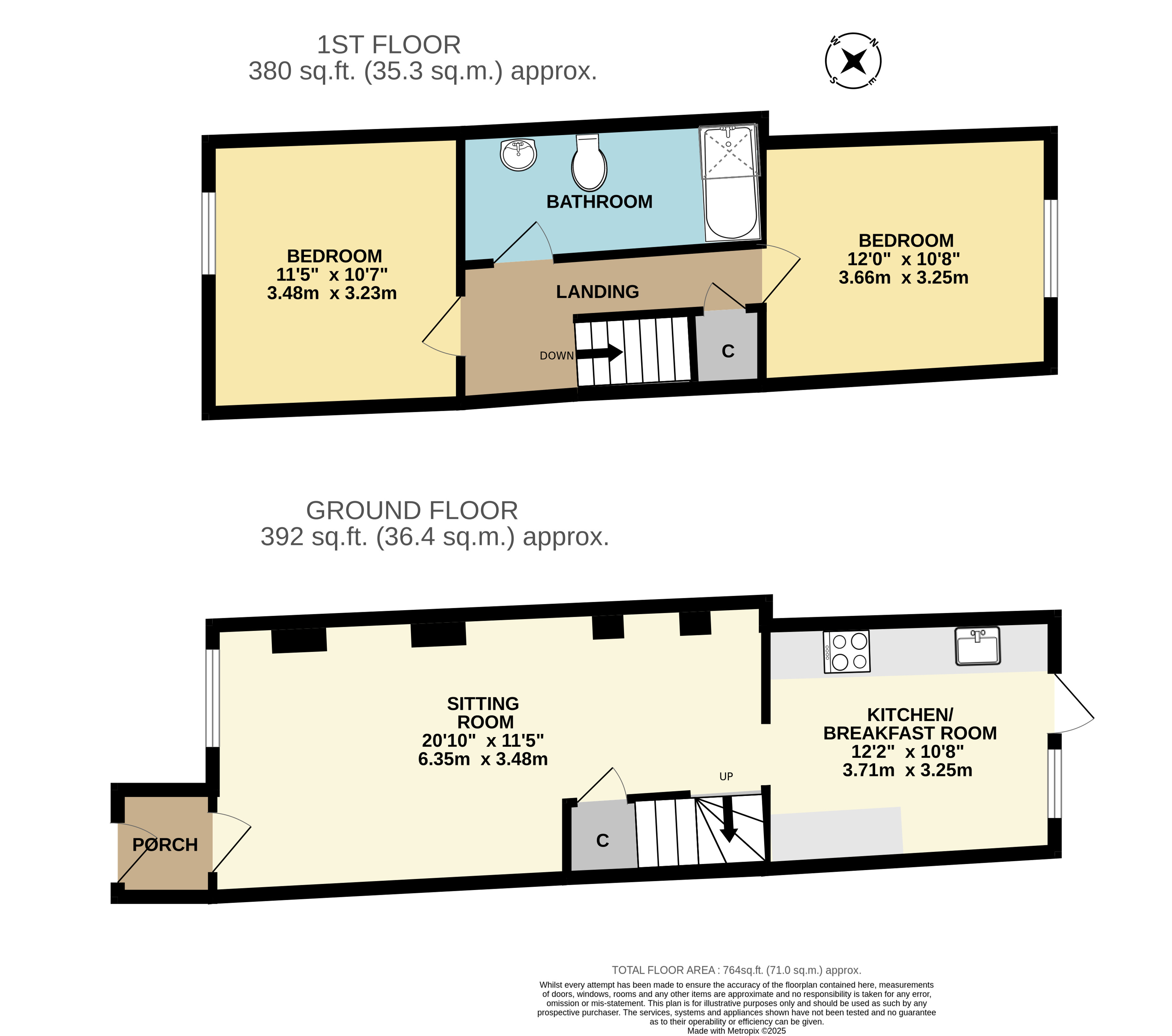 Churn View Cottage, 11, Cheltenham Road, Gloucestershire floorplan