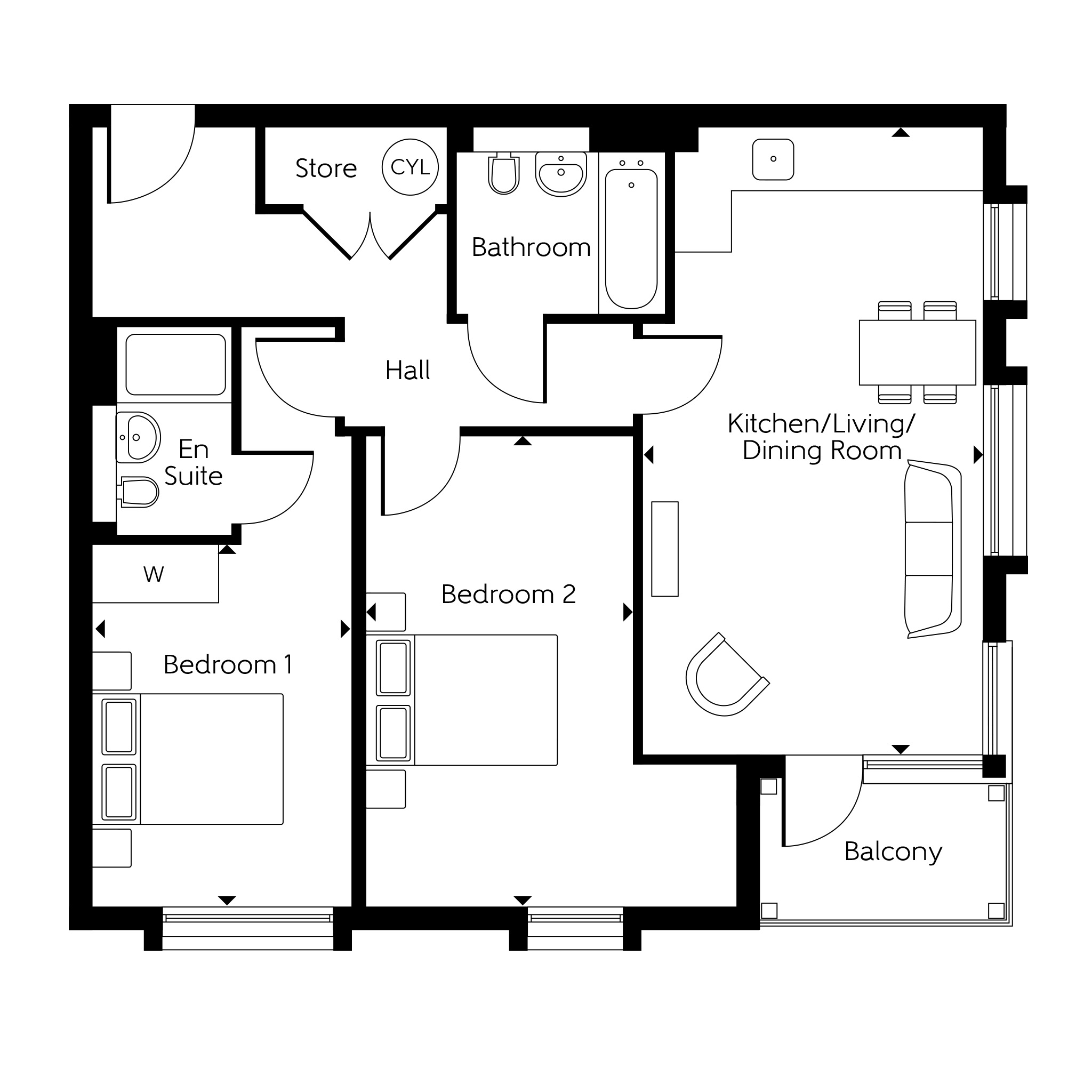 2 Bedrooms Flat for sale in Shenley Road, Borehamwood WD6