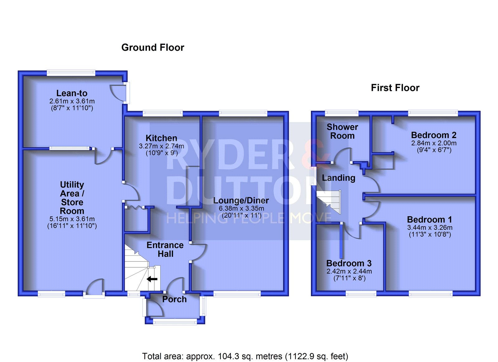 10, North View Close, Saddleworth floorplan