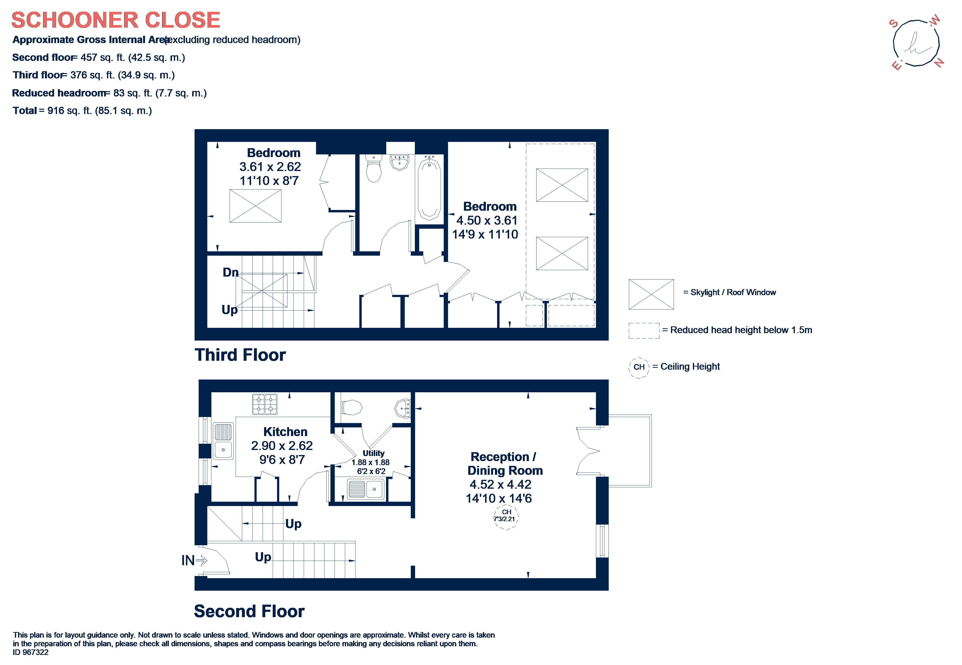 Schooner Close, London floorplan