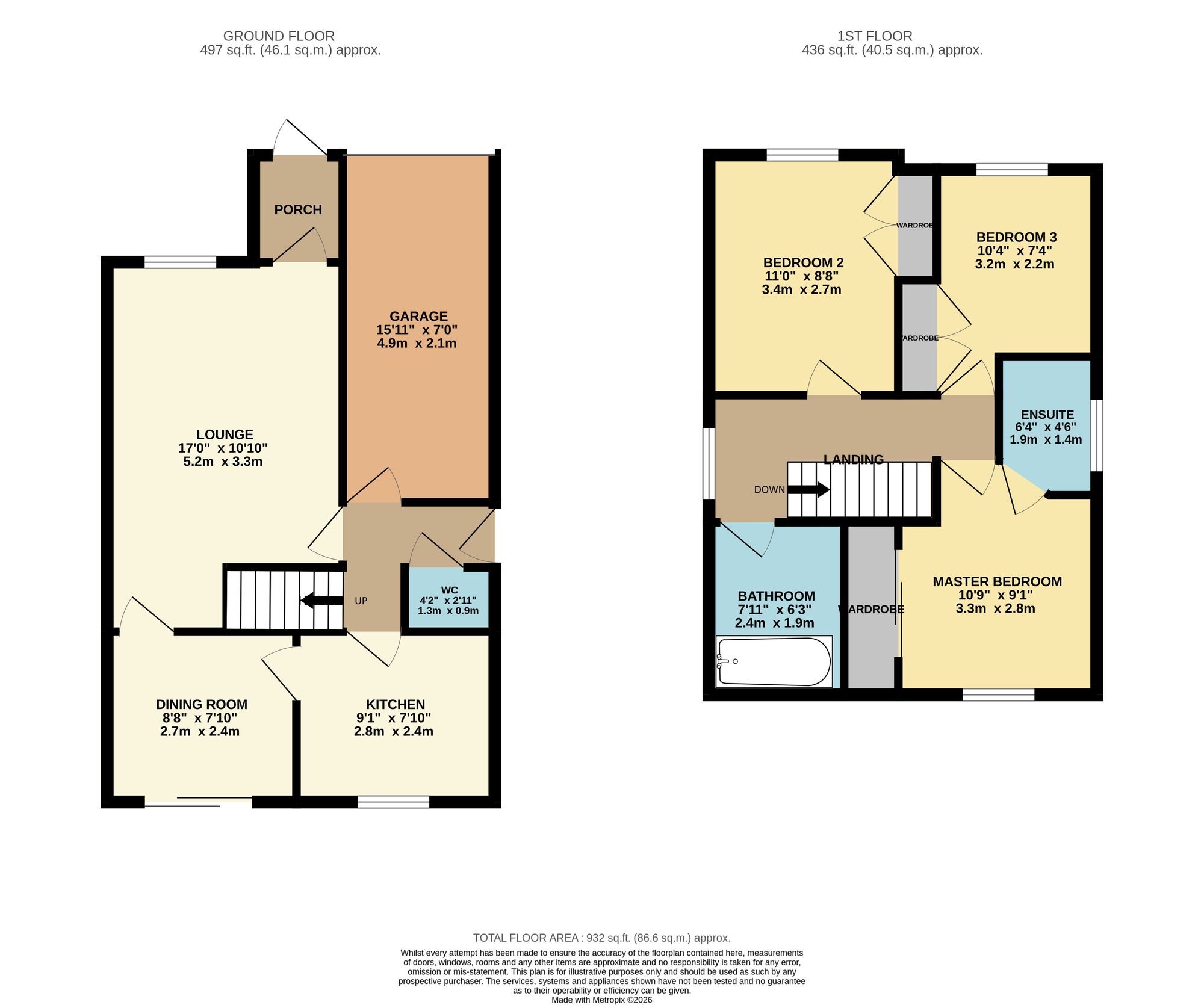 10 Wesley Road, Caerphilly floorplan