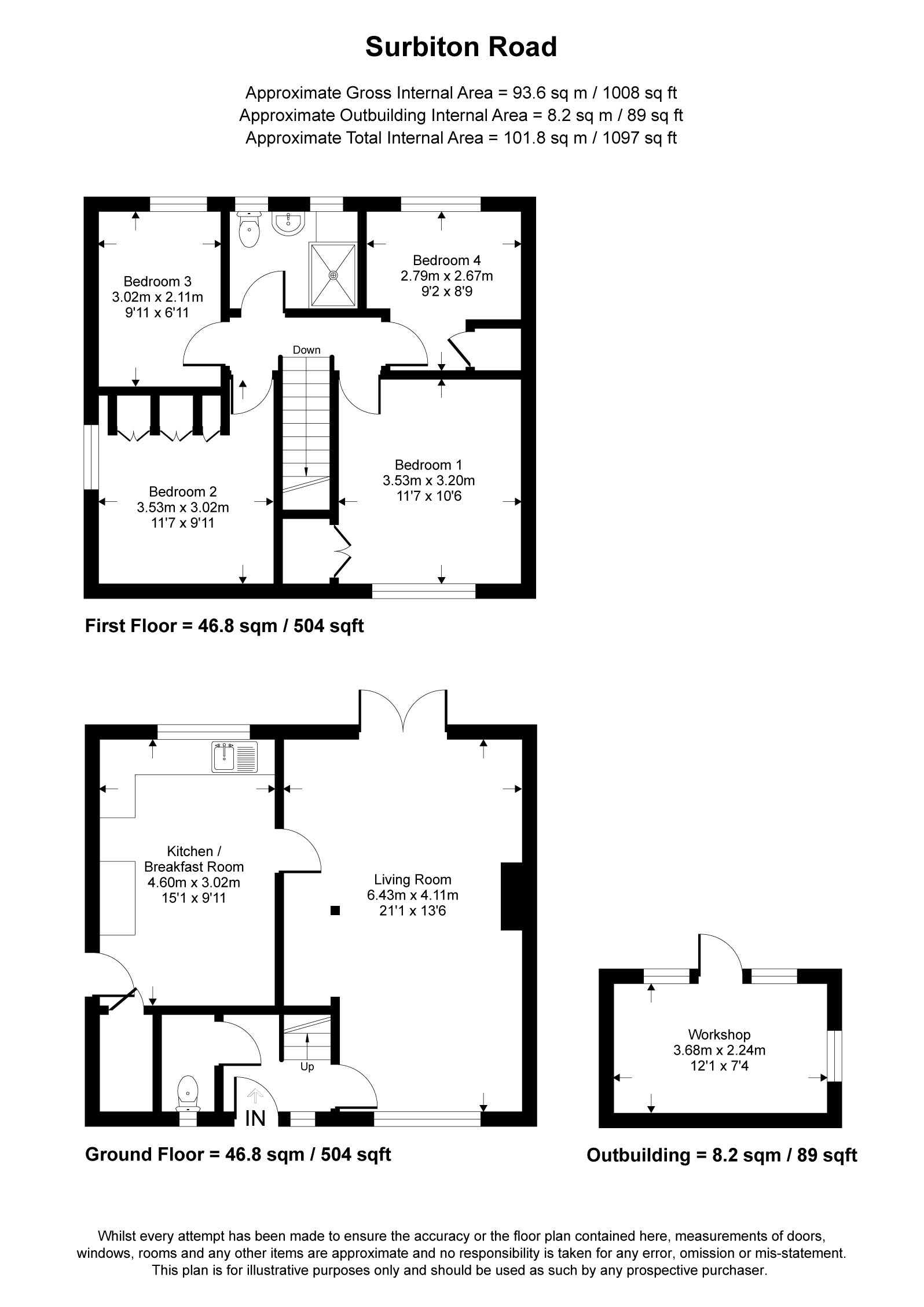 40, Surbiton Road, Surrey floorplan