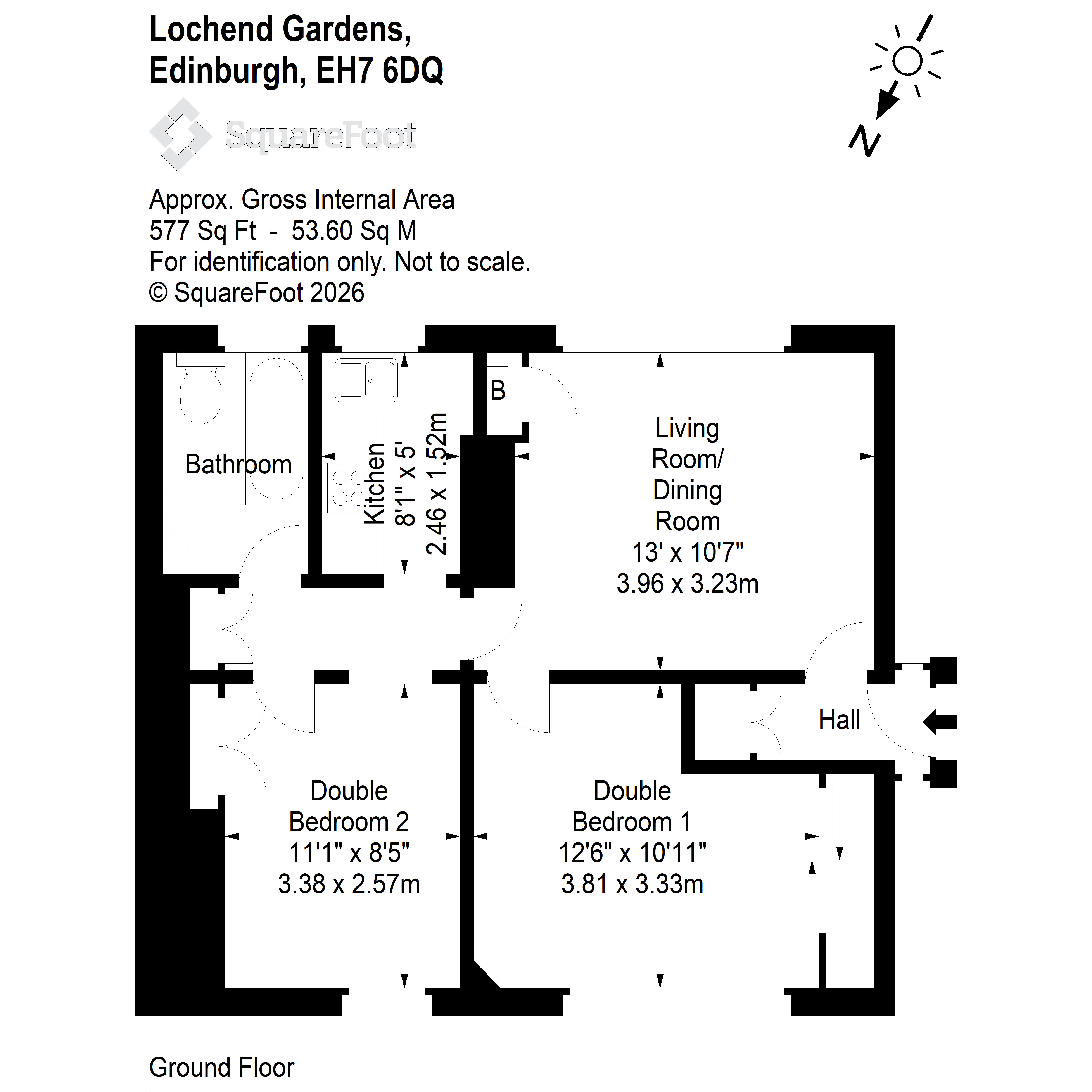 71, Lochend Gardens, Edinburgh floorplan