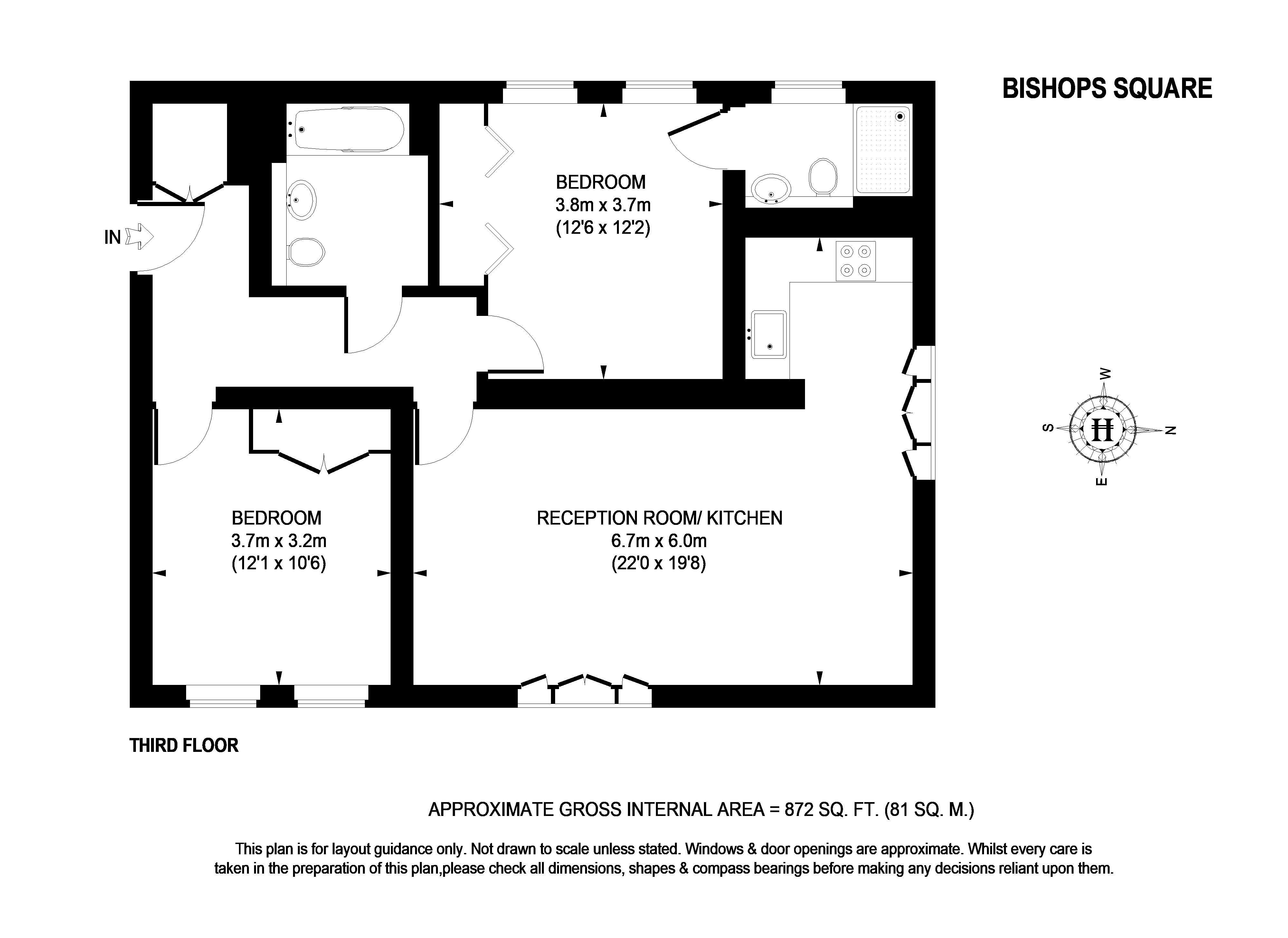 Bishops Square, London floorplan