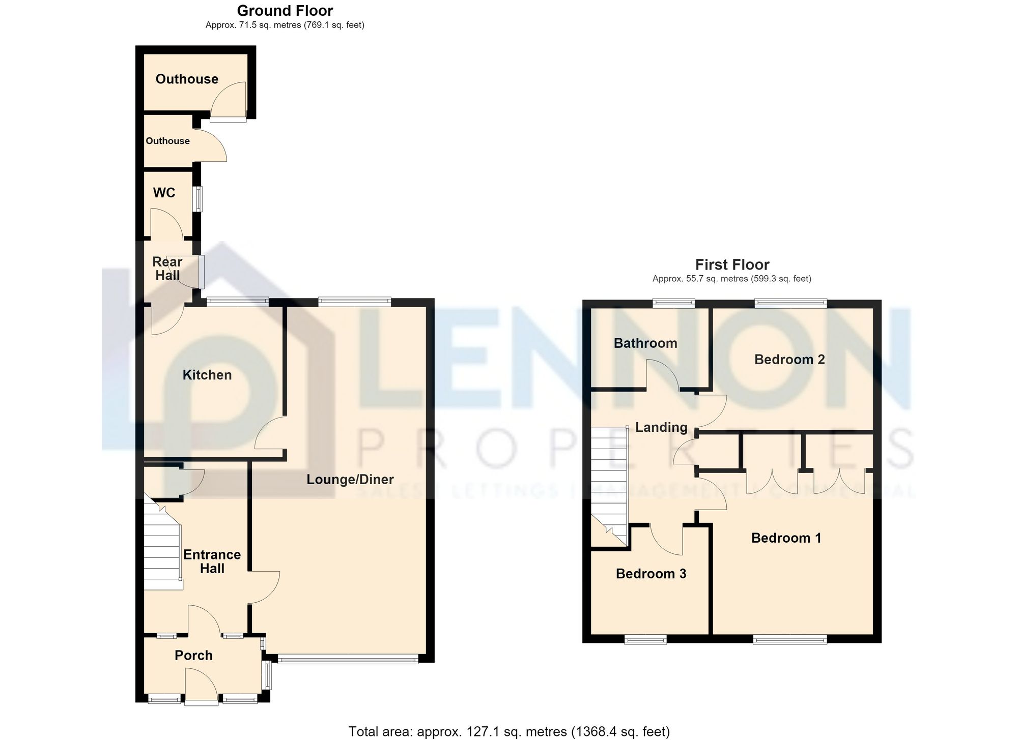 2 Brierley Close, Blyth floorplan