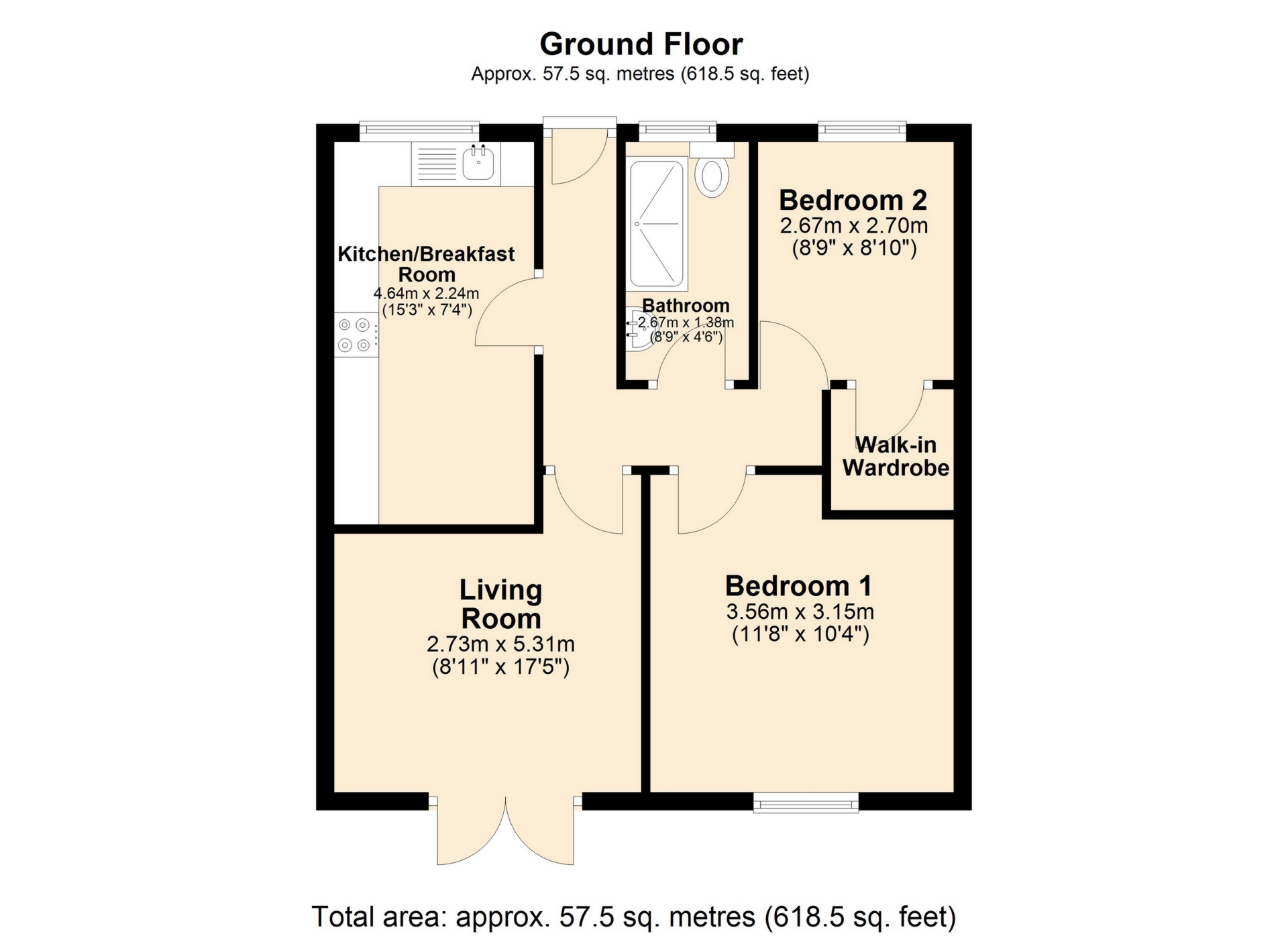 5, Bronhafod Street, Brynmawr floorplan