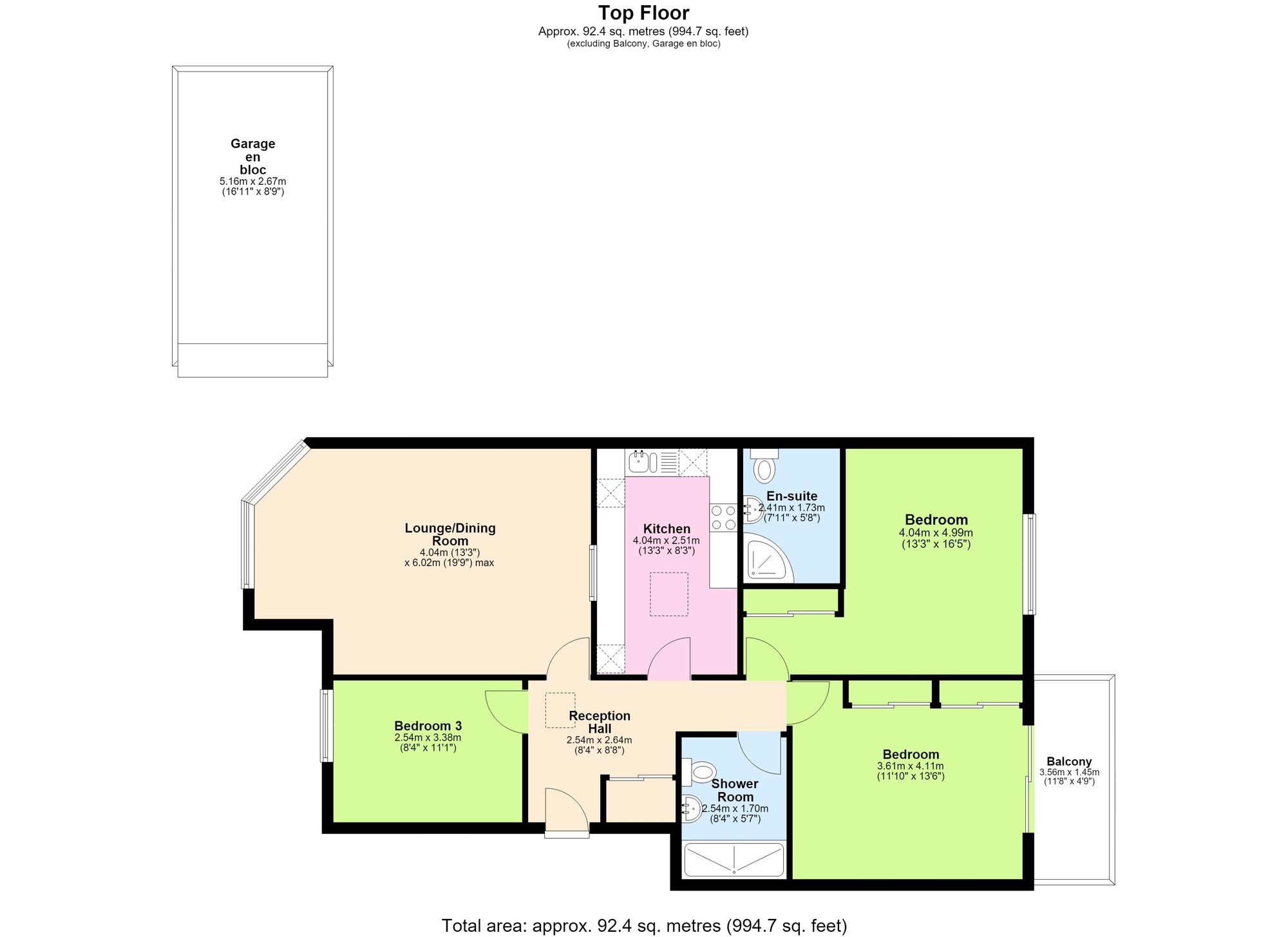 Flat 43, Meadwood St. Marks Road, Torquay floorplan