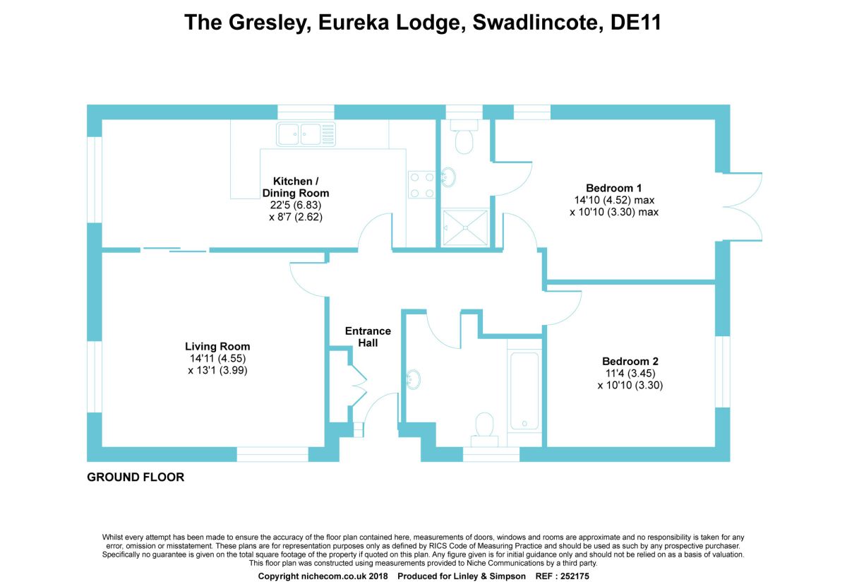 2 Bedrooms Bungalow for sale in Eureka Lodge, Swadlincote DE11