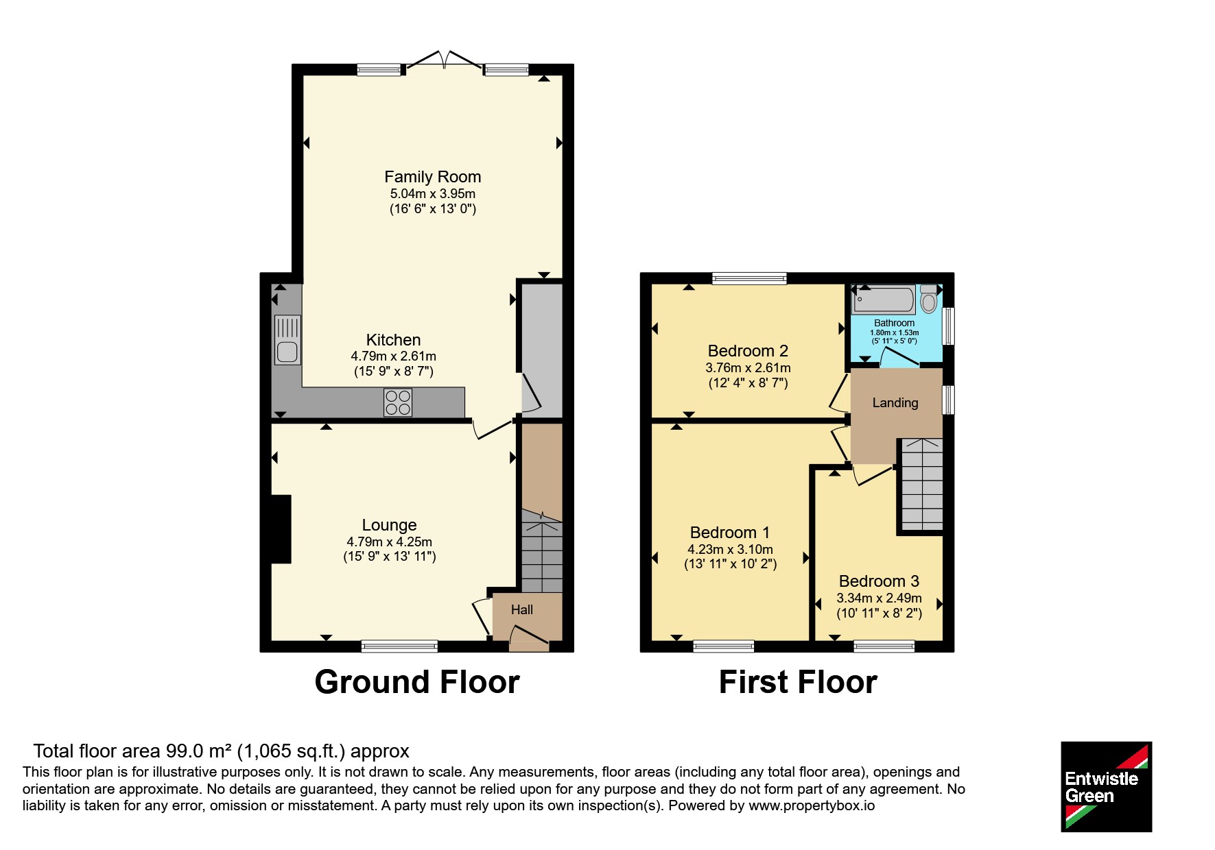 43, Town House Road, Lancashire floorplan