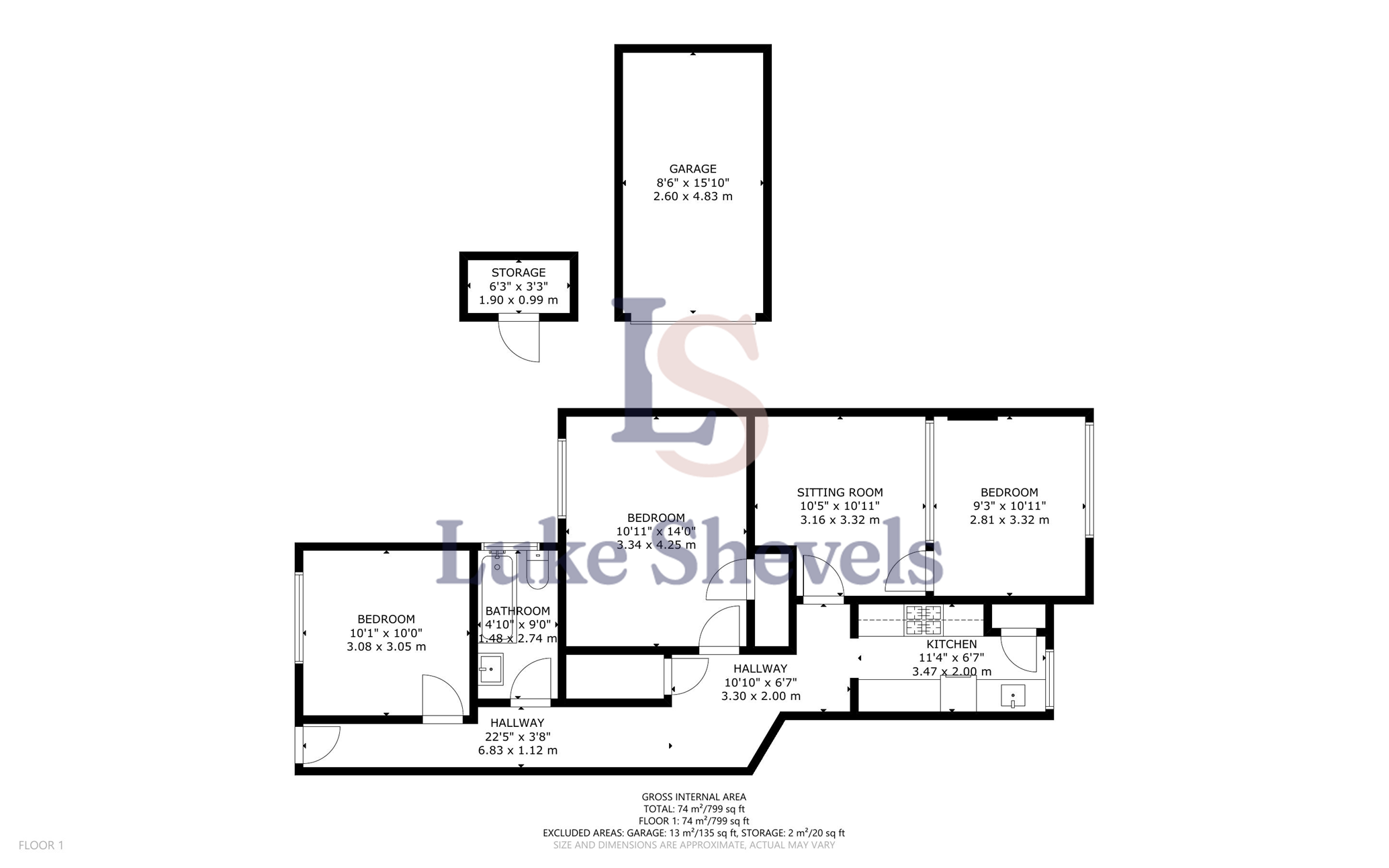 Ocklynge Court, Ocklynge Avenue, Eastbourne floorplan