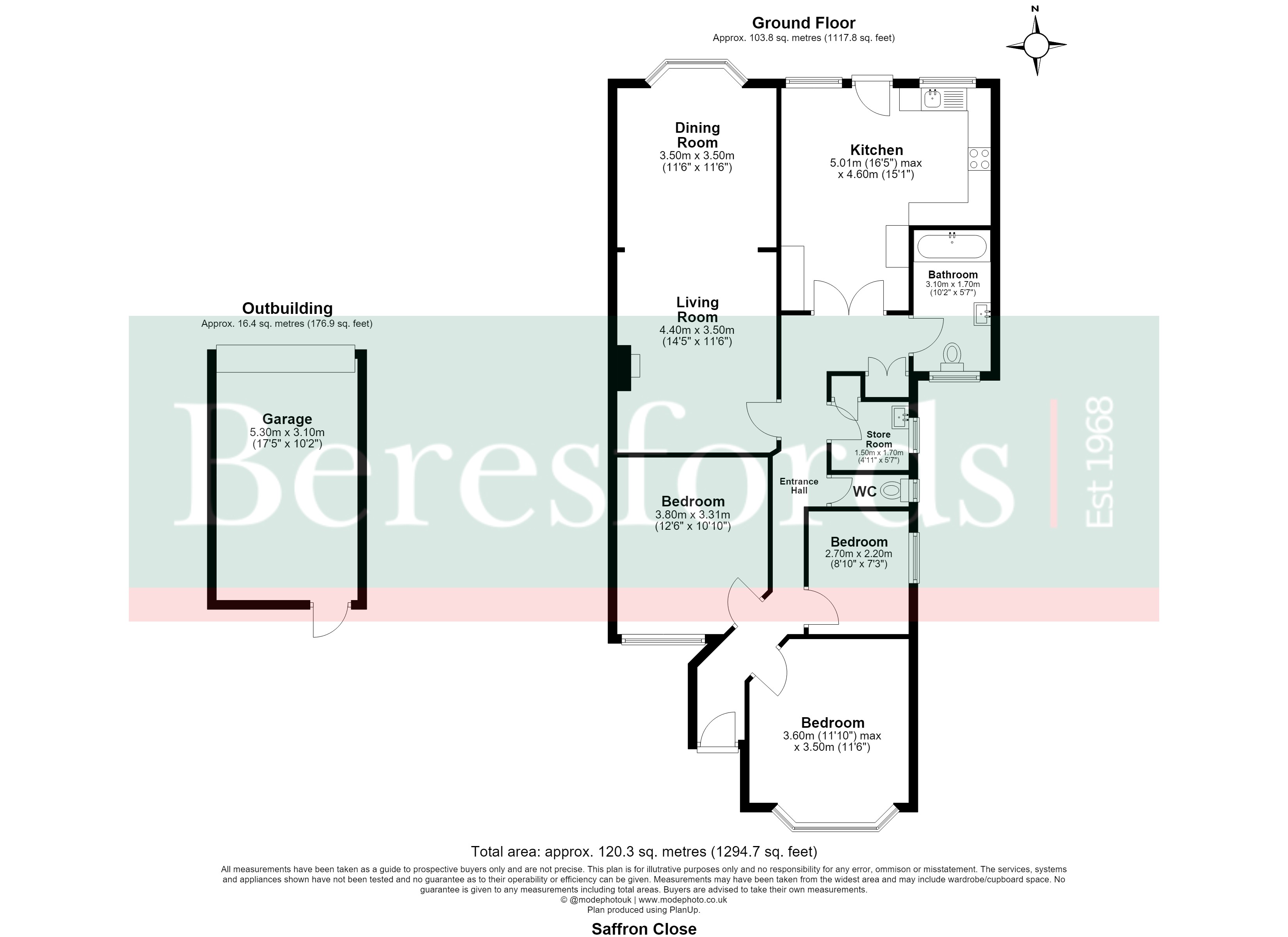 6, Saffron Close, Brentwood floorplan