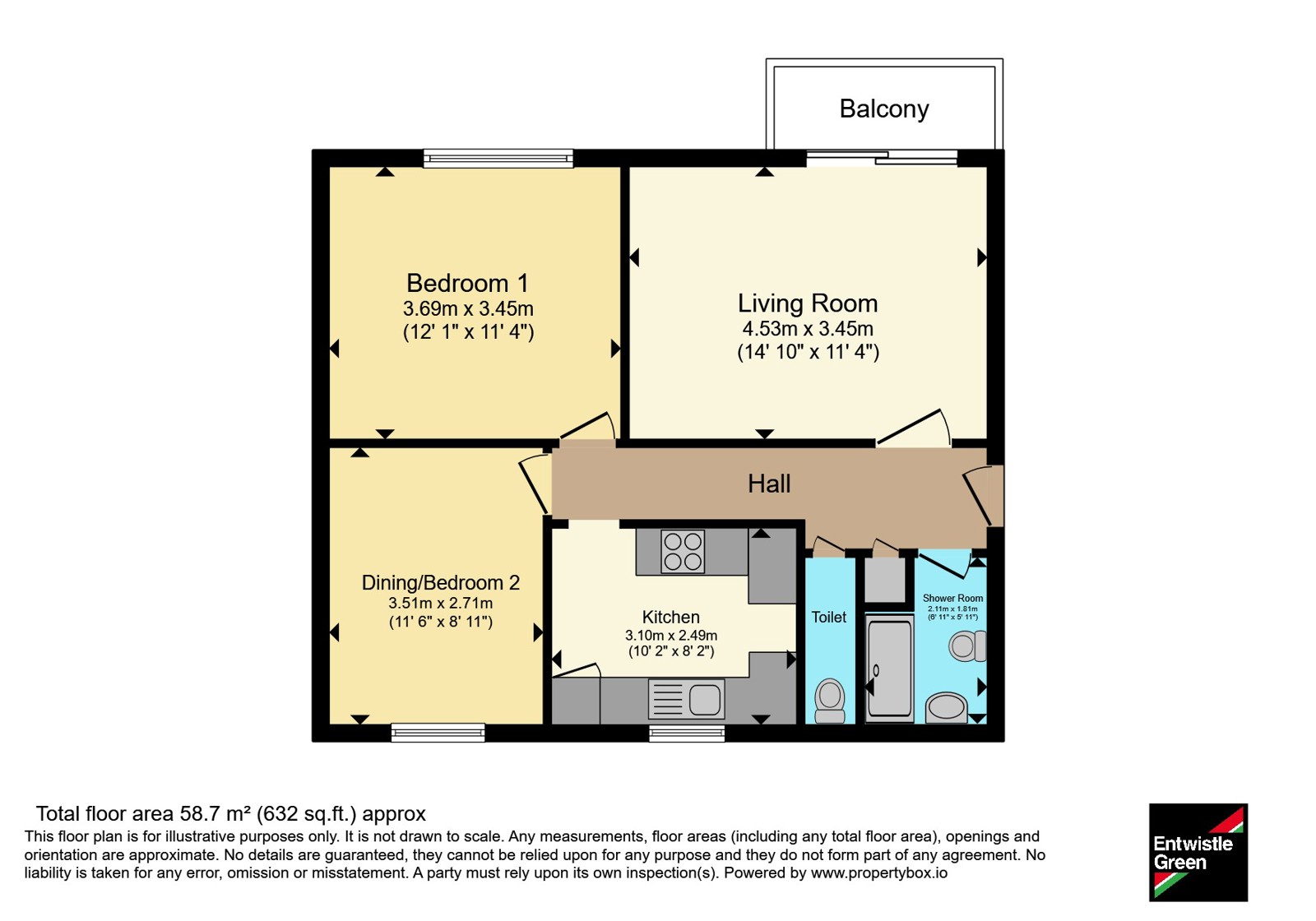 Queens Promenade, Lancashire floorplan