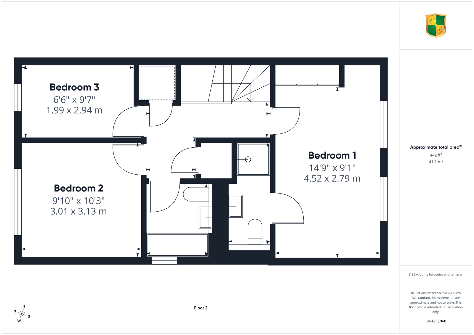 42, Mole Crescent, Horsham floorplan