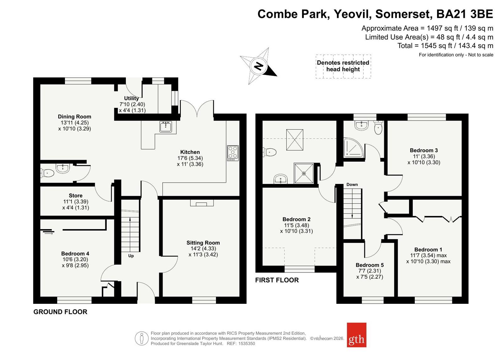 Combe Park, Somerset floorplan