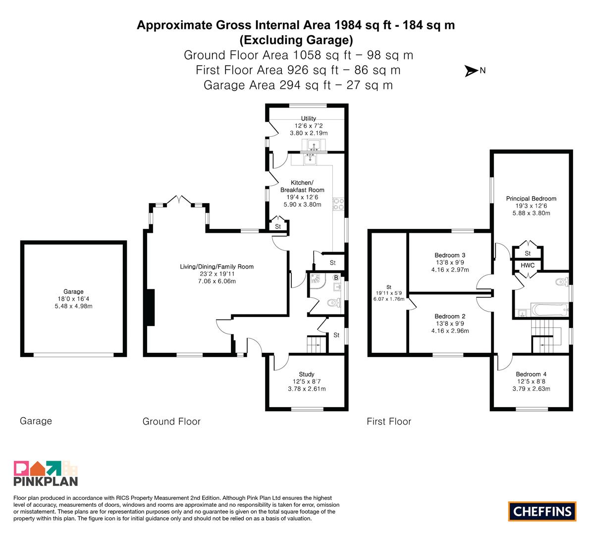 33, Station Road, Fulbourn floorplan