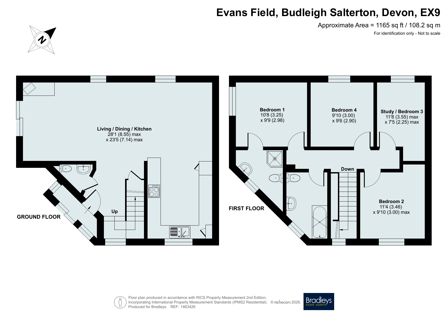 18, Evans Field, Devon floorplan